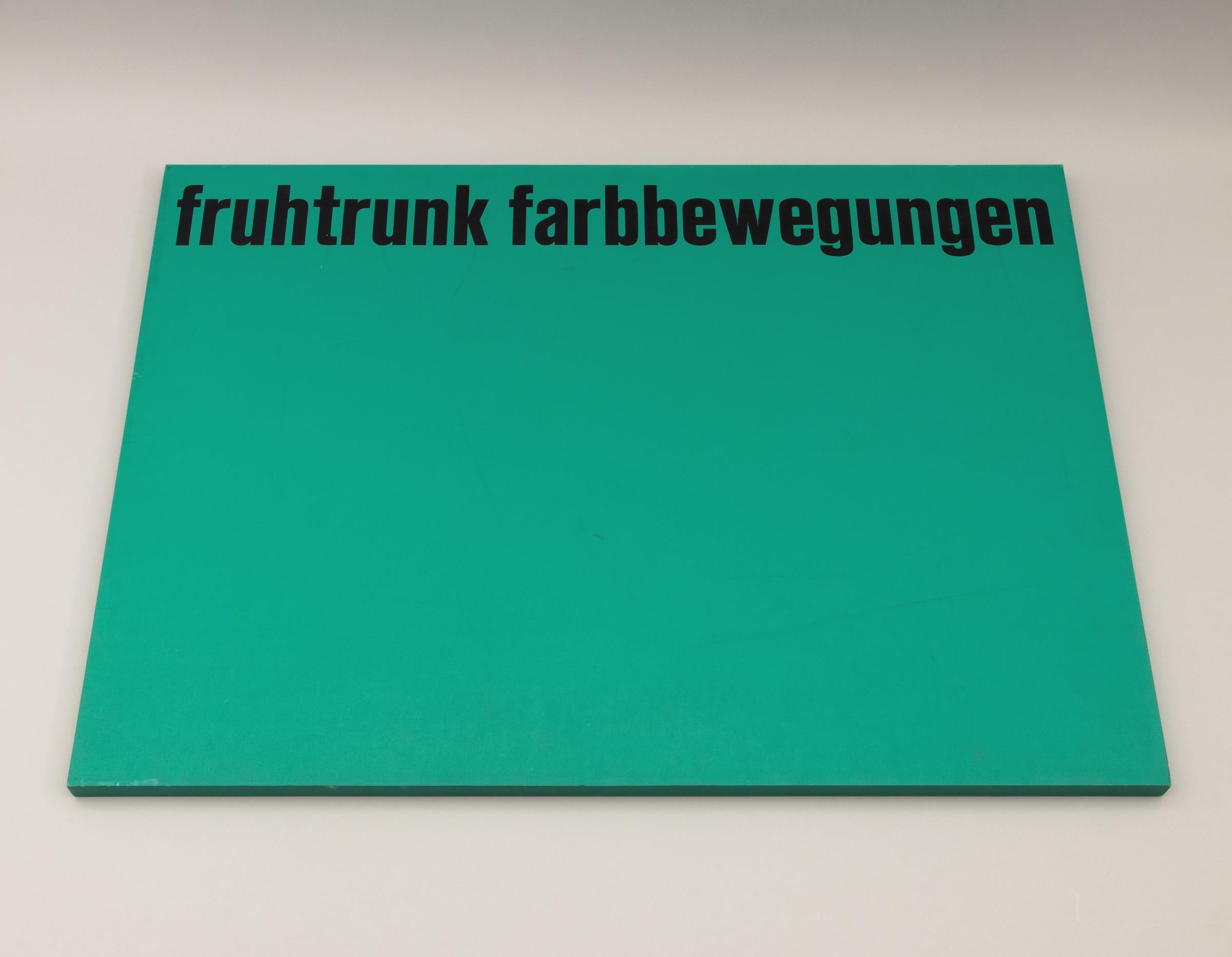 Günter Fruhtrunk, Farbbewegungen - Portfolio of 6 Screenprints, Abstract Prints For Sale 1