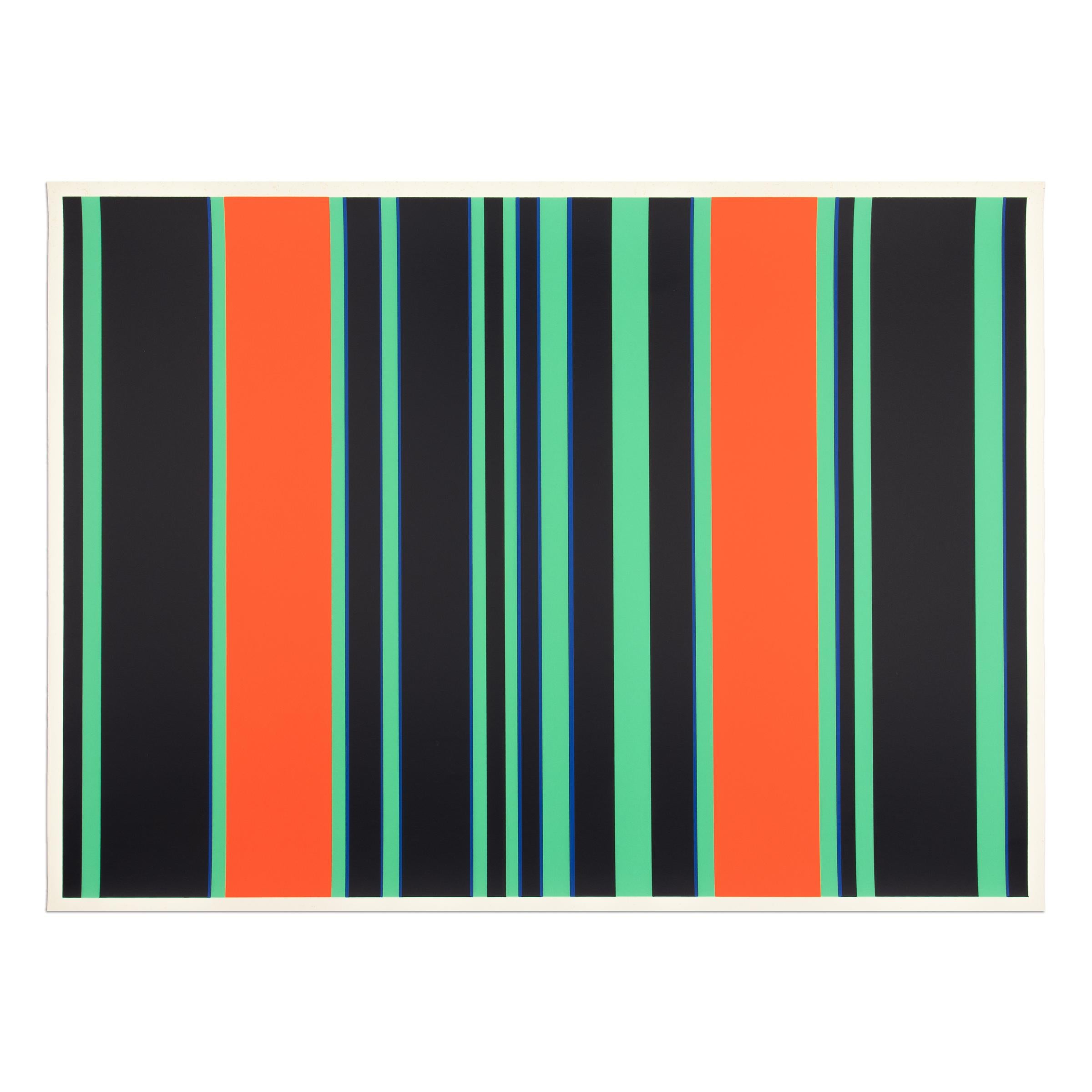 Günter Fruhtrunk, Farbbewegungen - Portfolio of 6 Screenprints, Abstract Prints For Sale 4