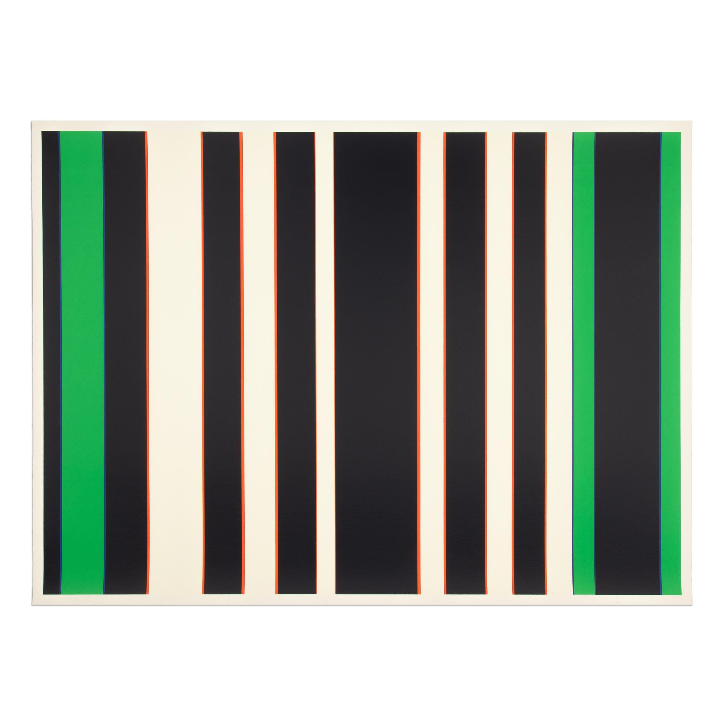 Günter Fruhtrunk, Farbbewegungen - Portfolio of 6 Screenprints, Abstract Prints For Sale 5