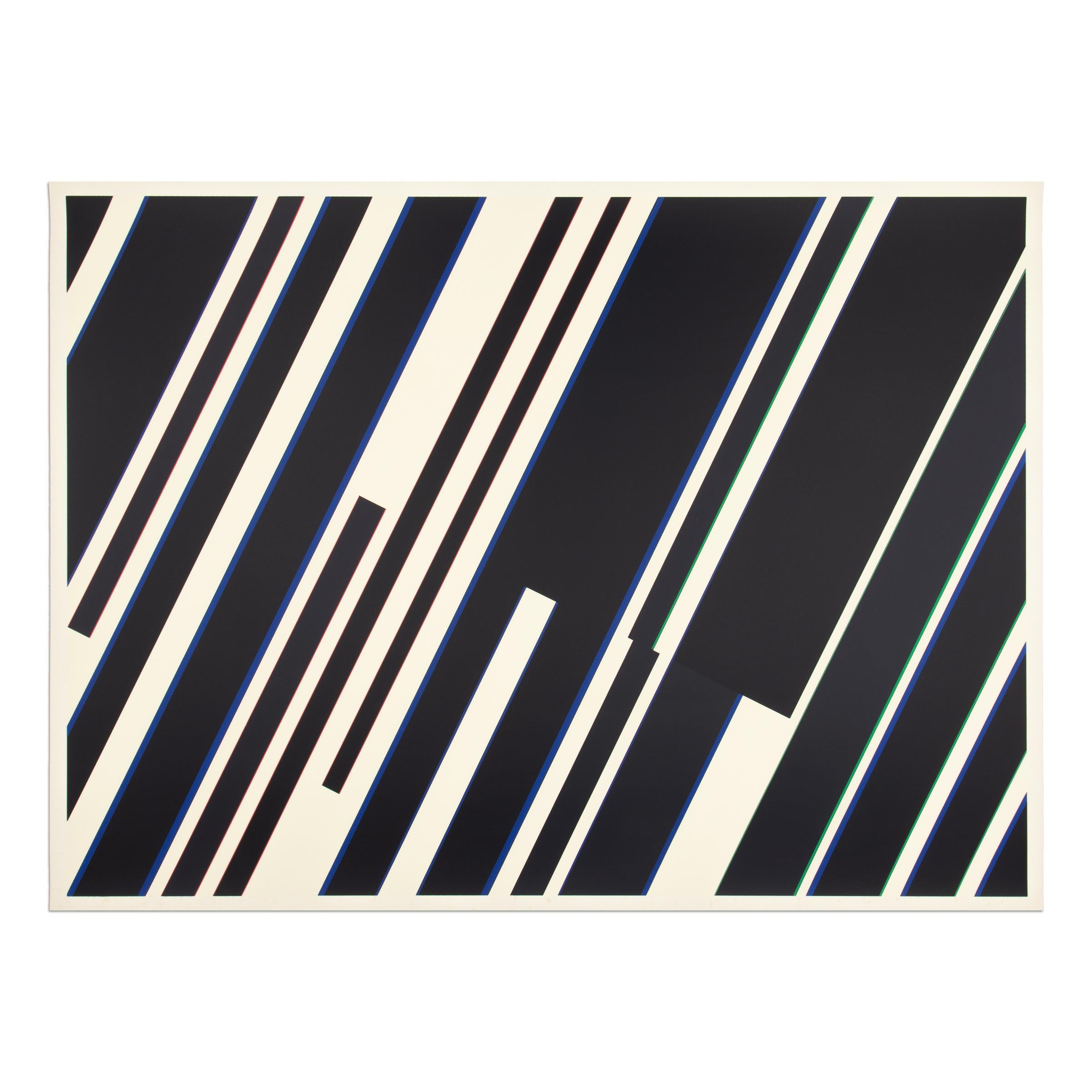 Günter Fruhtrunk, Farbbewegungen - Portfolio of 6 Screenprints, Abstract Prints For Sale 6