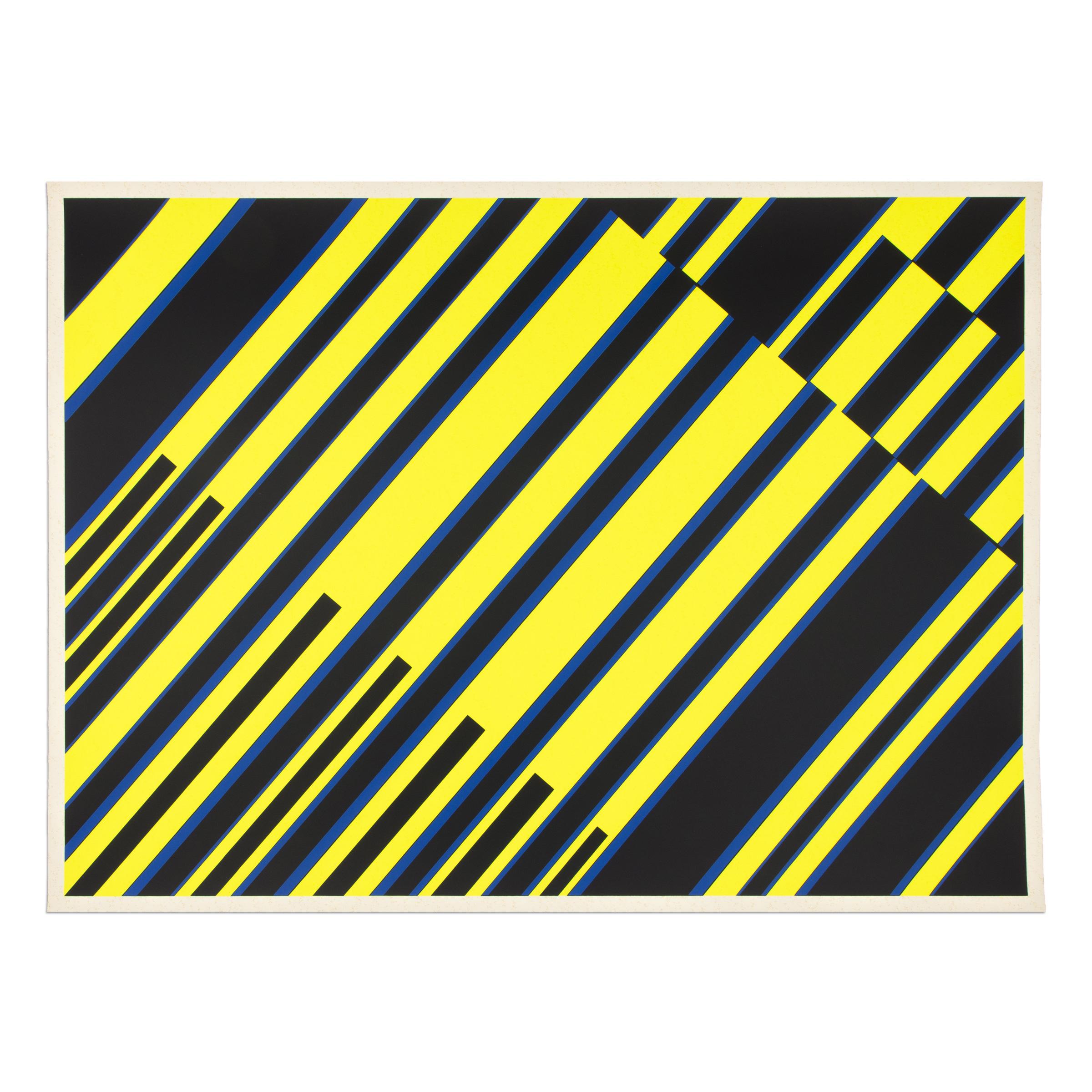Günter Fruhtrunk, Farbbewegungen - Portfolio of 6 Screenprints, Abstract Prints For Sale 7