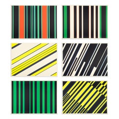 Günter Fruhtrunk, Farbbewegungen - Portfolio of 6 Screenprints, Abstract Prints