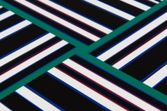 Günter Fruhtrunk, Seh-Übung - Serigrafía de 1967, Geométrica abstracta