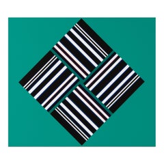 Günter Fruhtrunk, Seh-Übung - Serigrafía de 1967, Geométrica abstracta