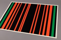 Günter Fruhtrunk, Zwischen Grün - Screenprint, 1970, Op Art, Signed Print