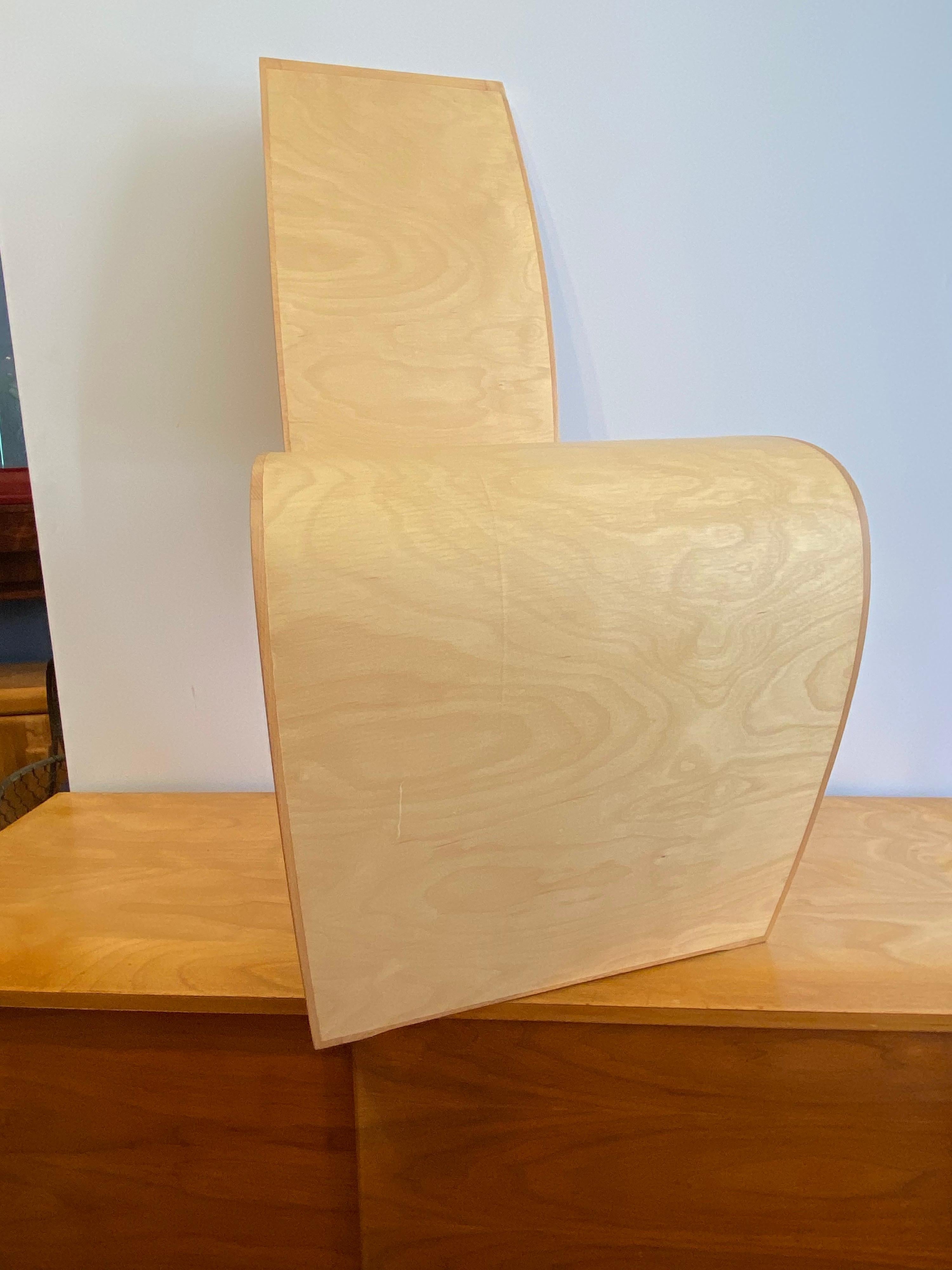 Gunter Konig Birch Artist Built Chair 12/12, 2001 8