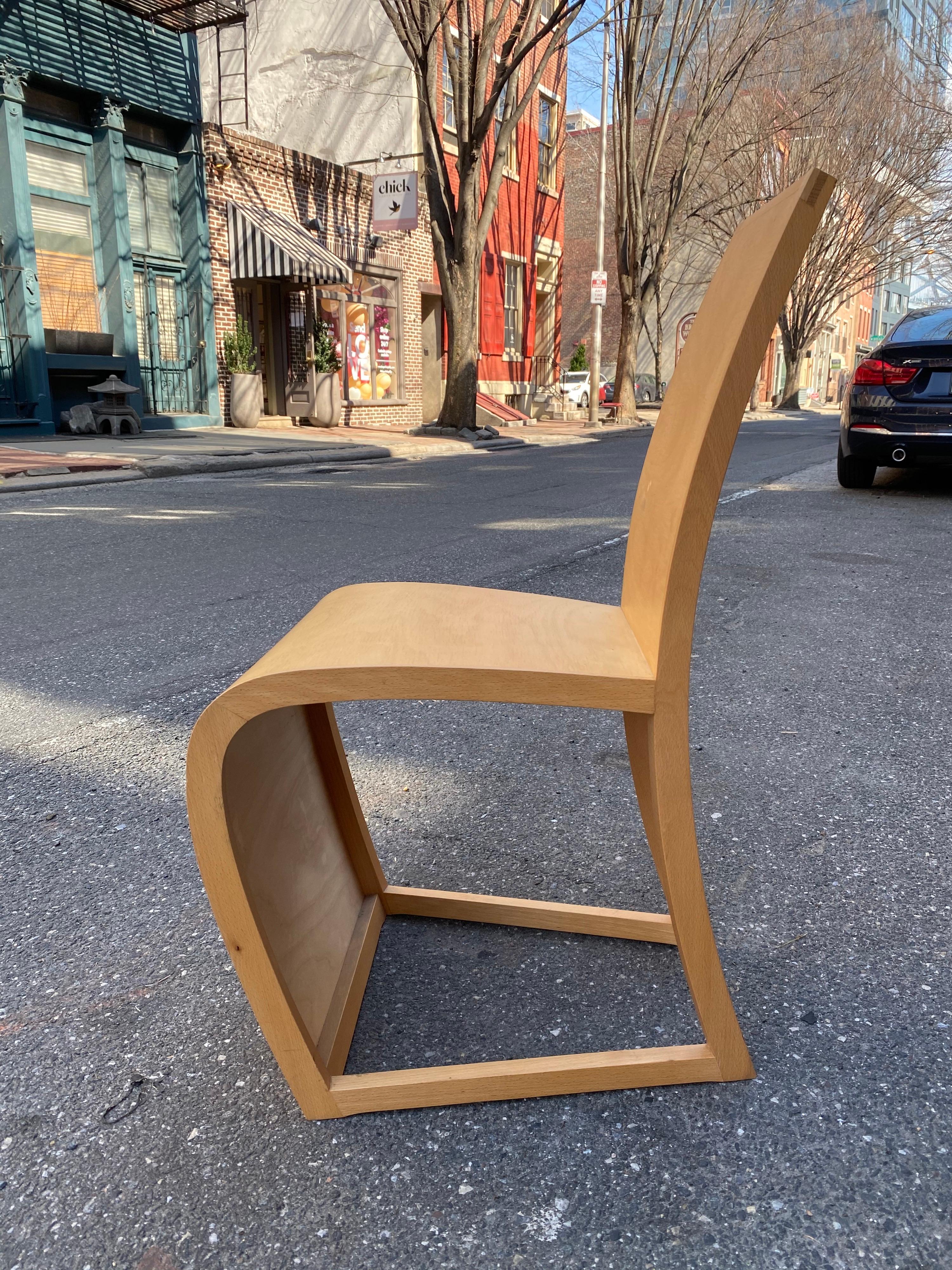 Gunter Konig Birch Artist Built Chair 12/12, 2001 3