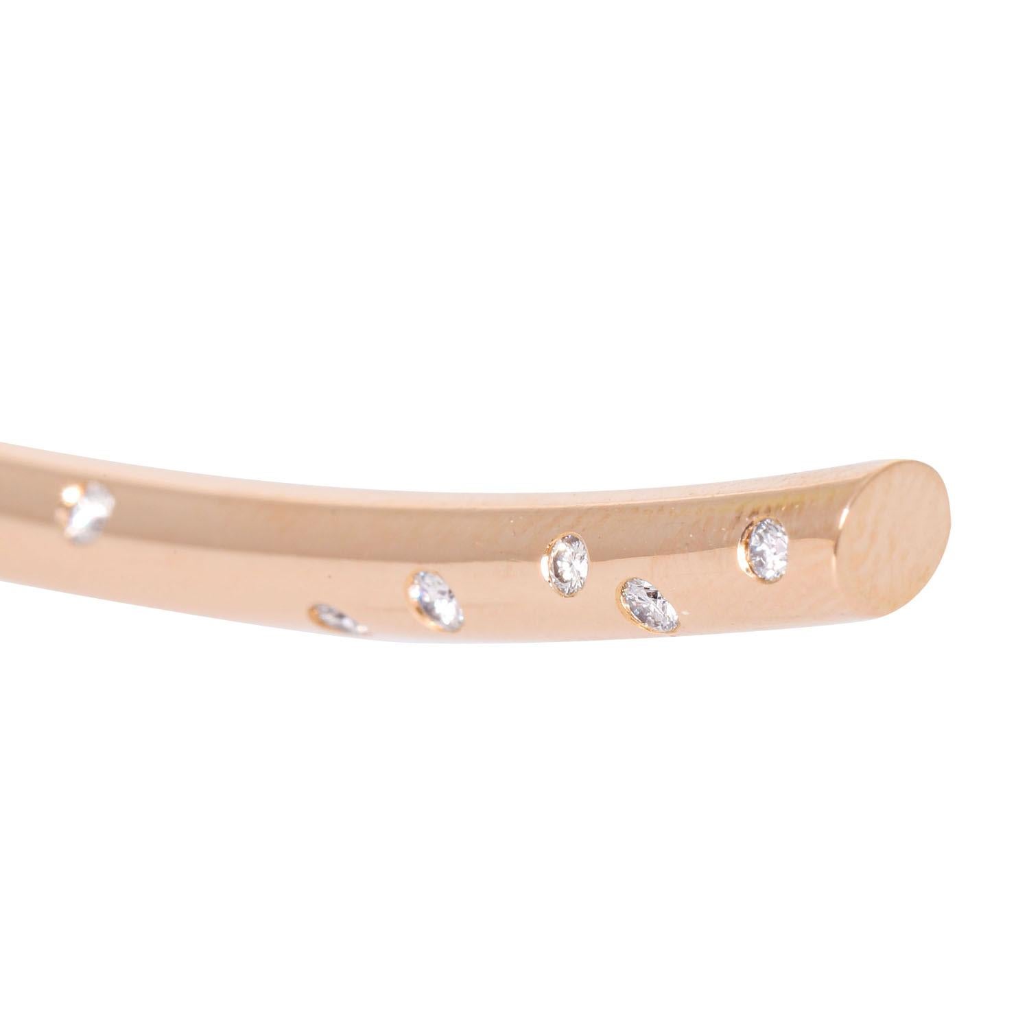 Brilliant Cut Günter Krauss Brooch with 7 Brilliant-Cut Diamonds For Sale
