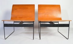 Günter Renkel for Rego Bentwood Lounge Chairs, Germany, 1959