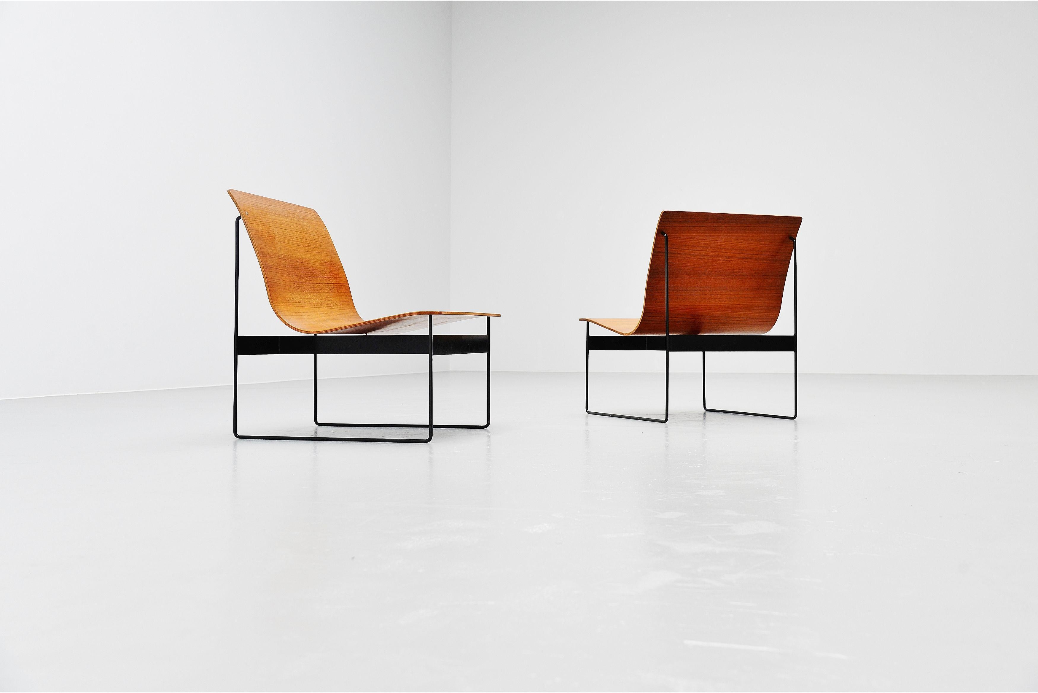 Mid-20th Century Günter Renkel Rego Lounge Chairs, Germany, 1959