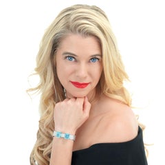 Günter Wyss Hyper-Modern Aquamarine Bracelet