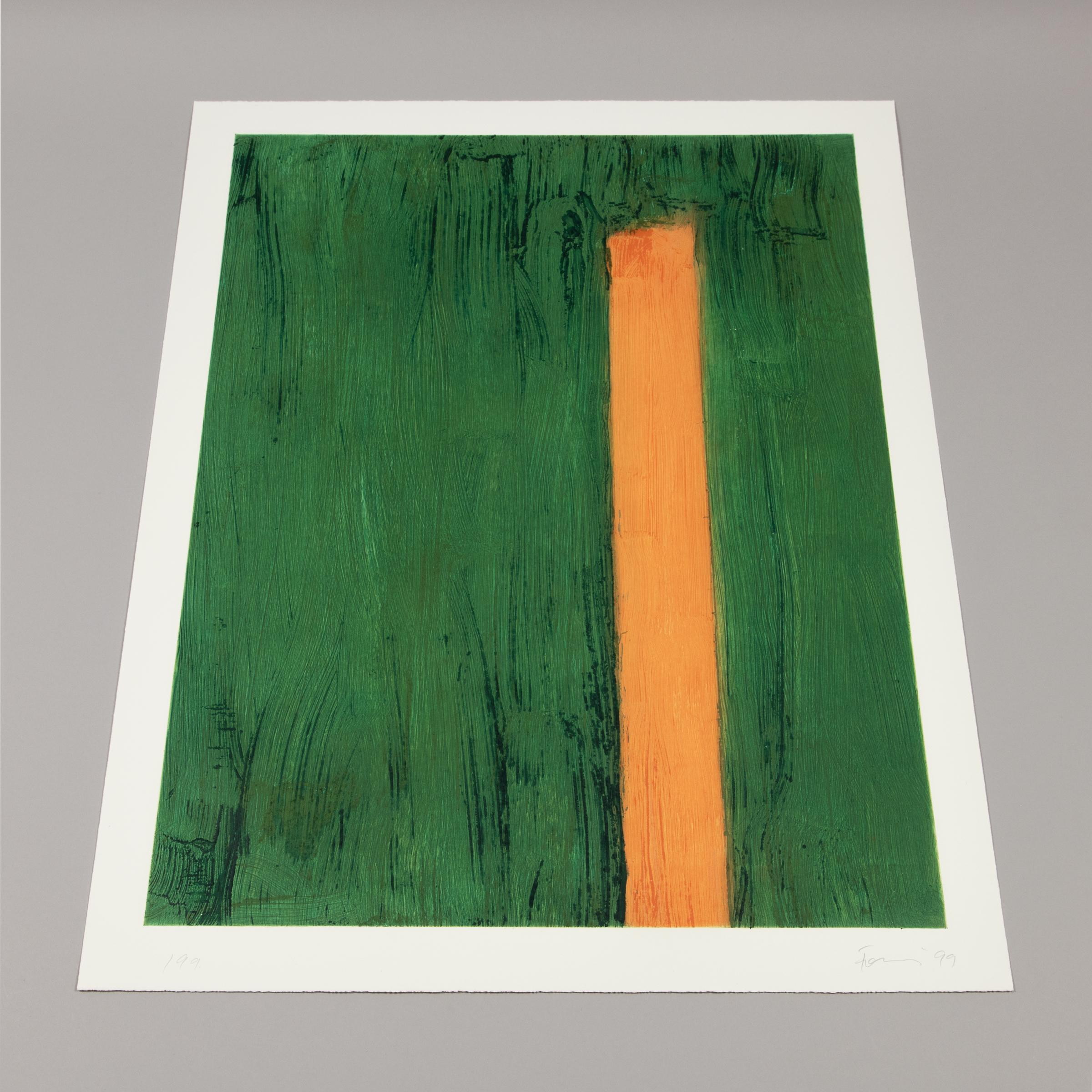 Günther Förg, Hora - Radierung, 1999, Abstrakte Kunst, Minimalismus, Signierter Druck im Angebot 4