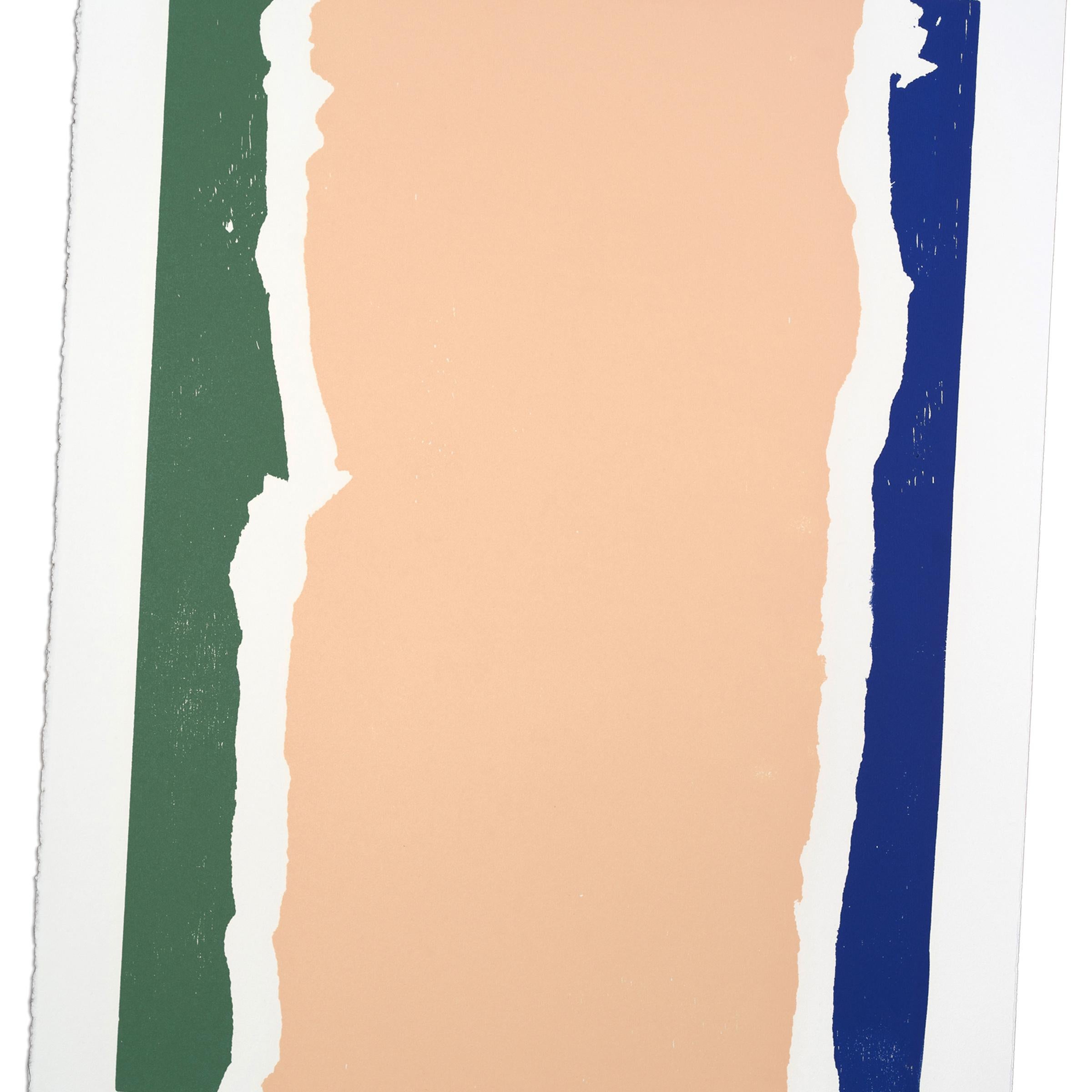 Günther Förg, Untitled (Portfolio Pi) - Signed Woodcut Print, Abstract Art 2