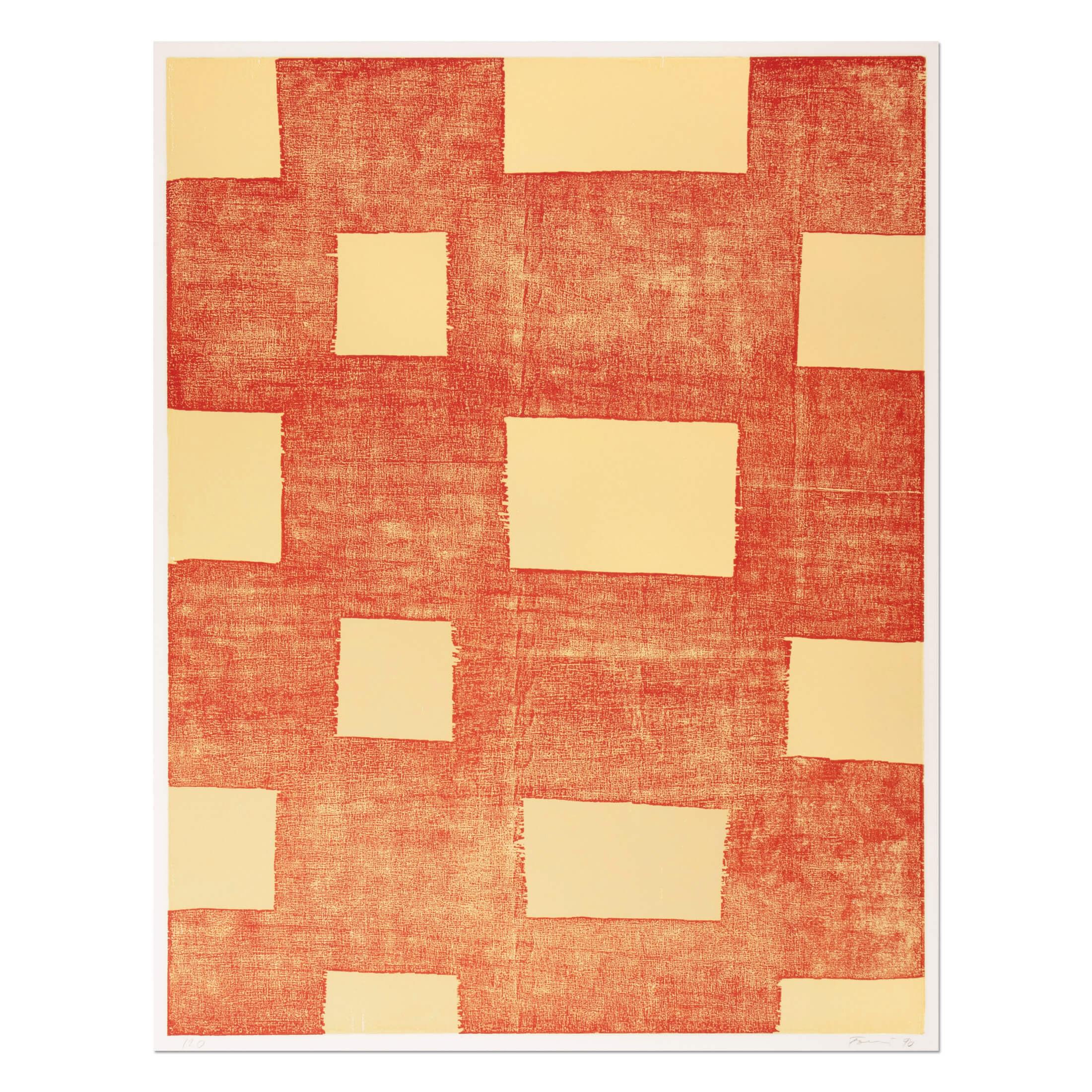 Günther Förg, Untitled Woodcut