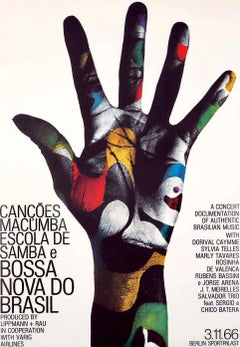 Gunther Kieser Bossa Nova do Brasil poster 1966
