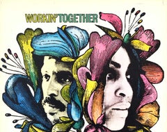 Original Vintage Poster Ike And Tina Turner Show 71 Workin' Together Music Album