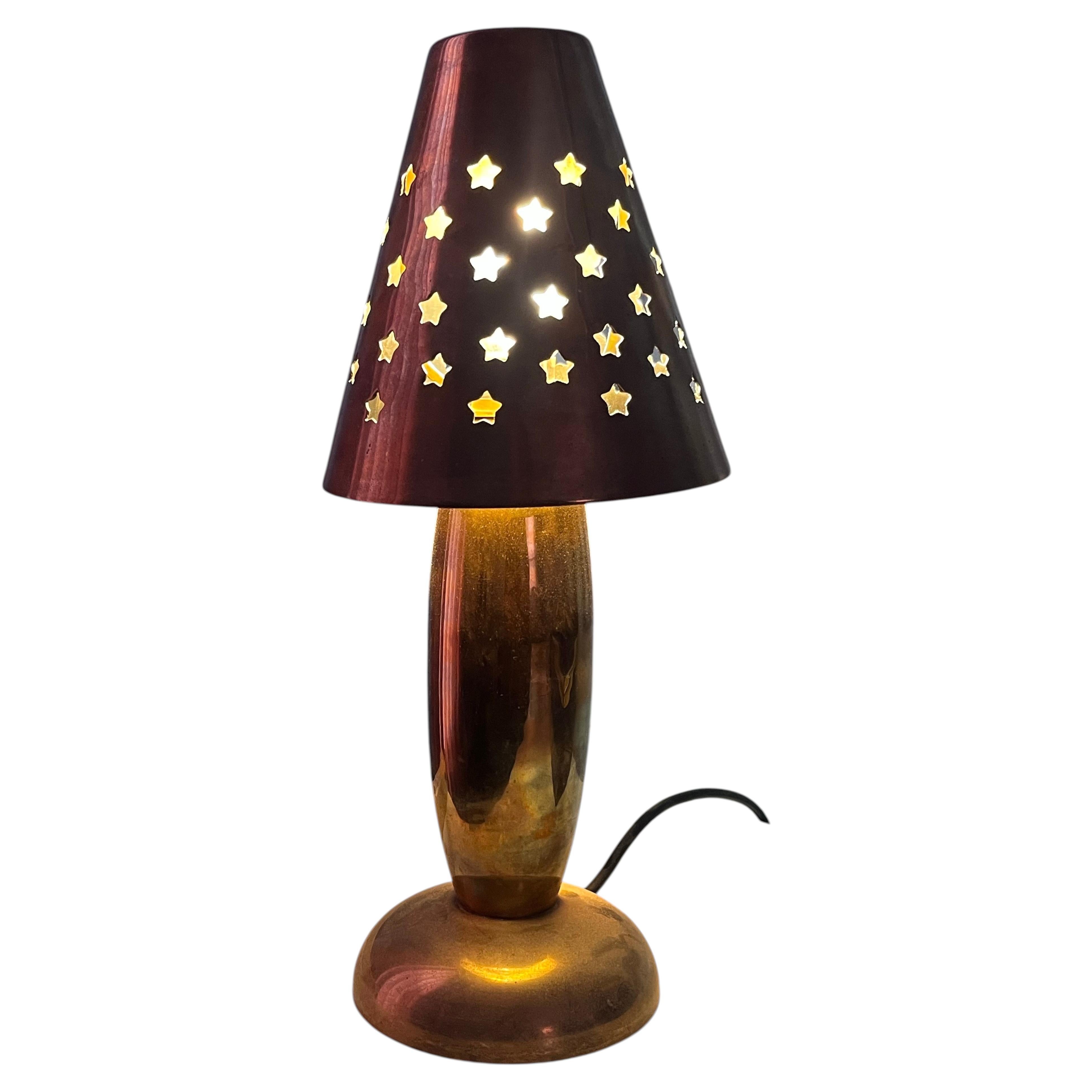 Lampada in ottone Günther Lambert Collection , Germania 1960 in vendita