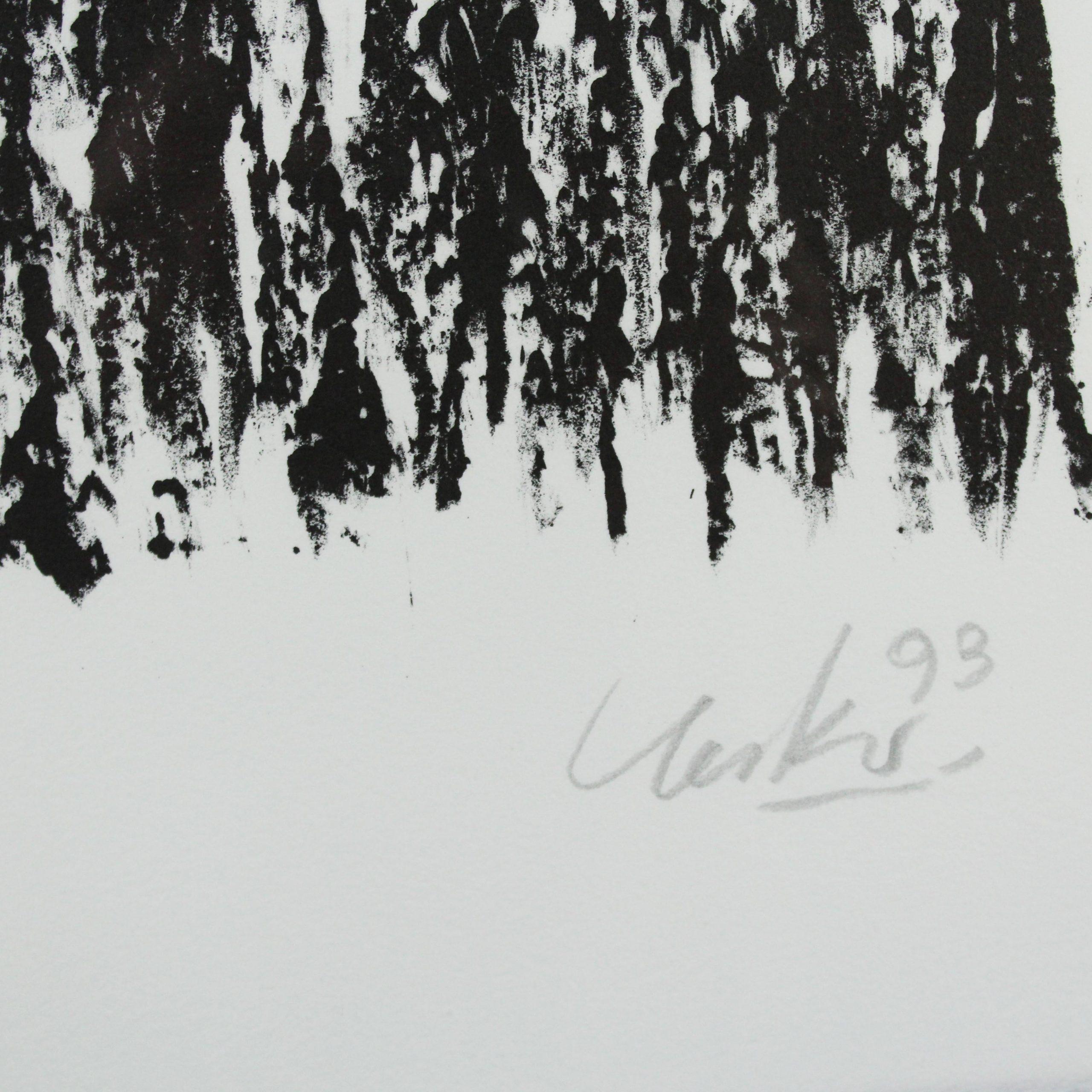 Günther Uecker (*1930), Lithographie, signiert, 1993 (Moderne) im Angebot