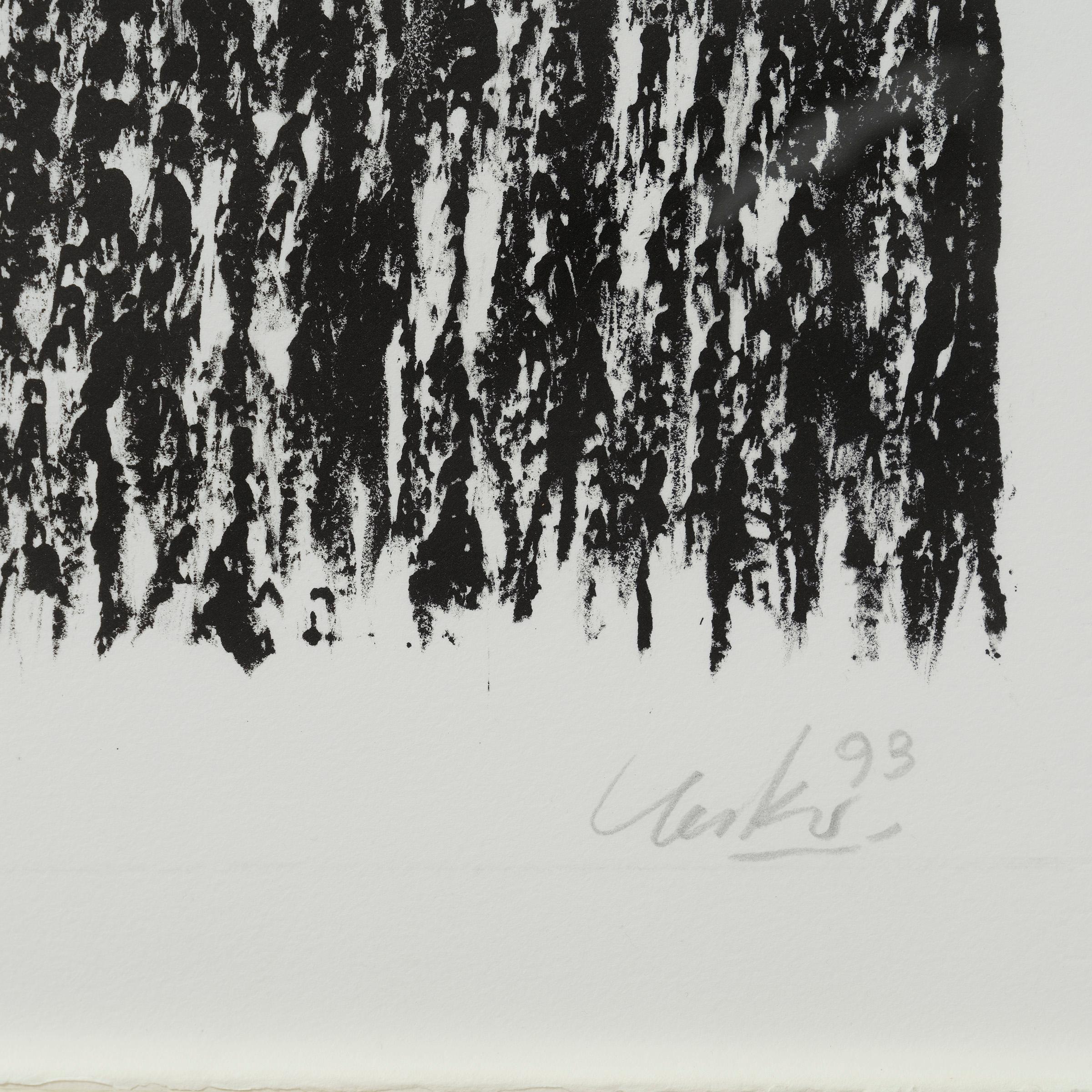 Günther Uecker (*1930), Litografía, firmada, 1993 finales del siglo XX en venta