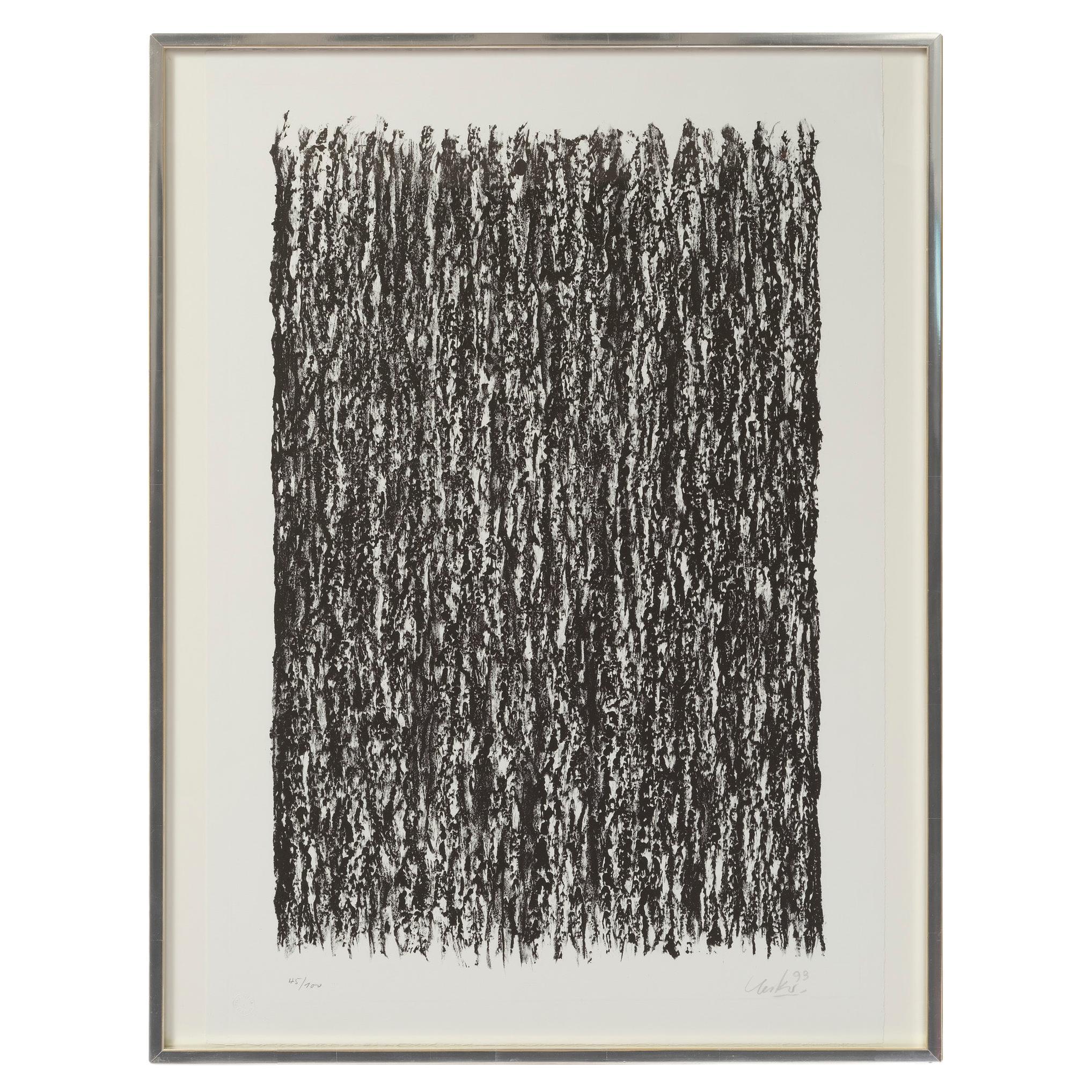 Günther Uecker (*1930), Lithograph, signed, 1993