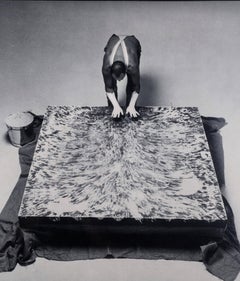 Günther Uecker von Rolf Schröter, 1981, Gelatinesilberdruck