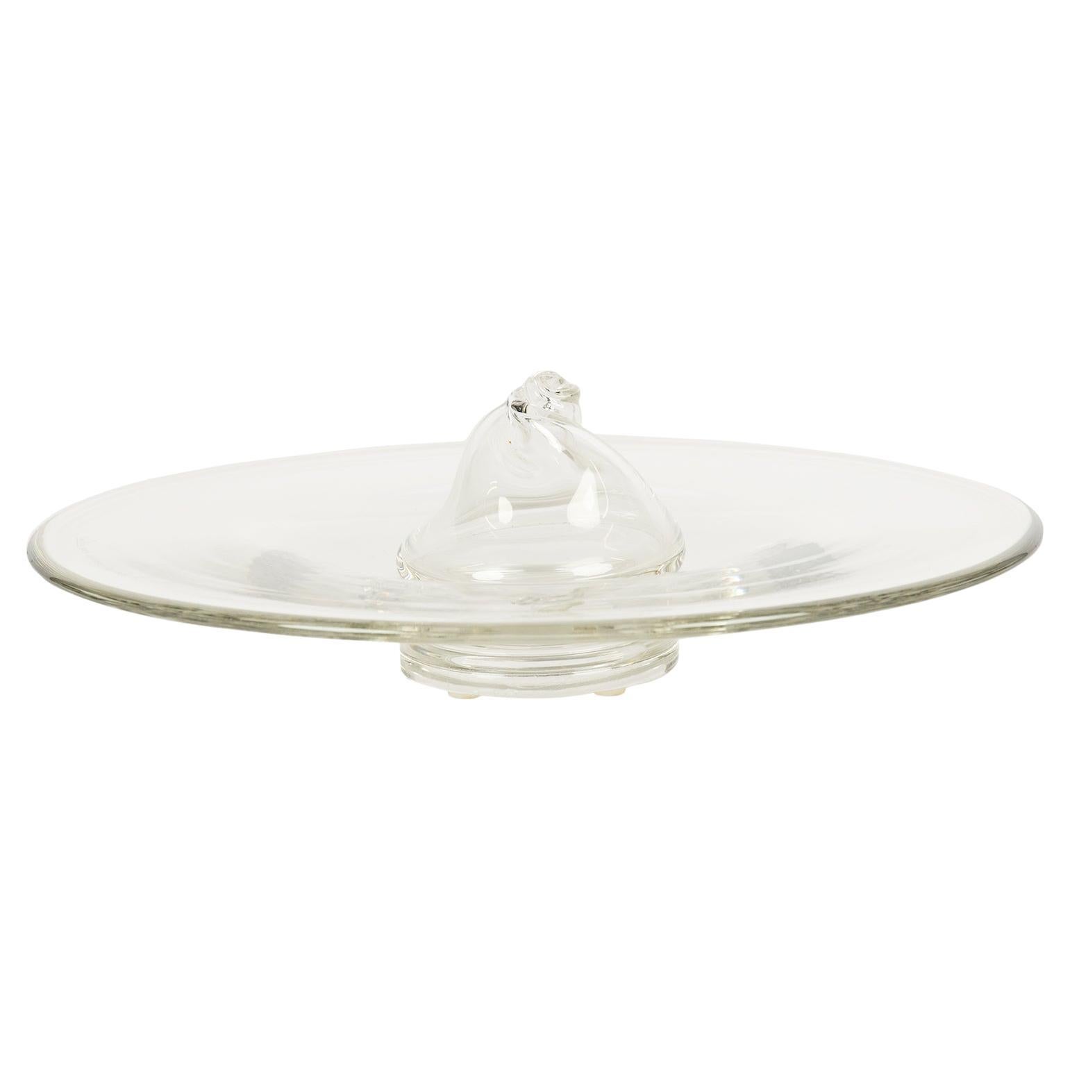 Günther Uecker Edition Jahresteller, 1975 Rosenthal Glass en vente