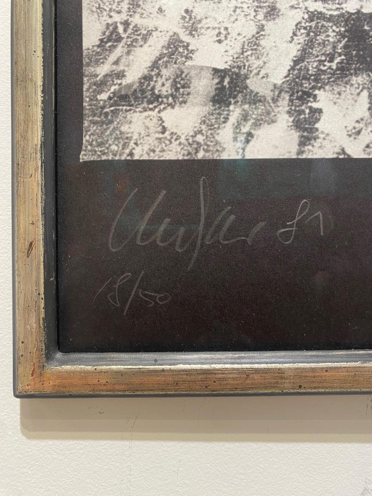 1981 - opera d'arte contemporanea astratta di Günther Uecker ZERO arte con chiodi in vendita 2