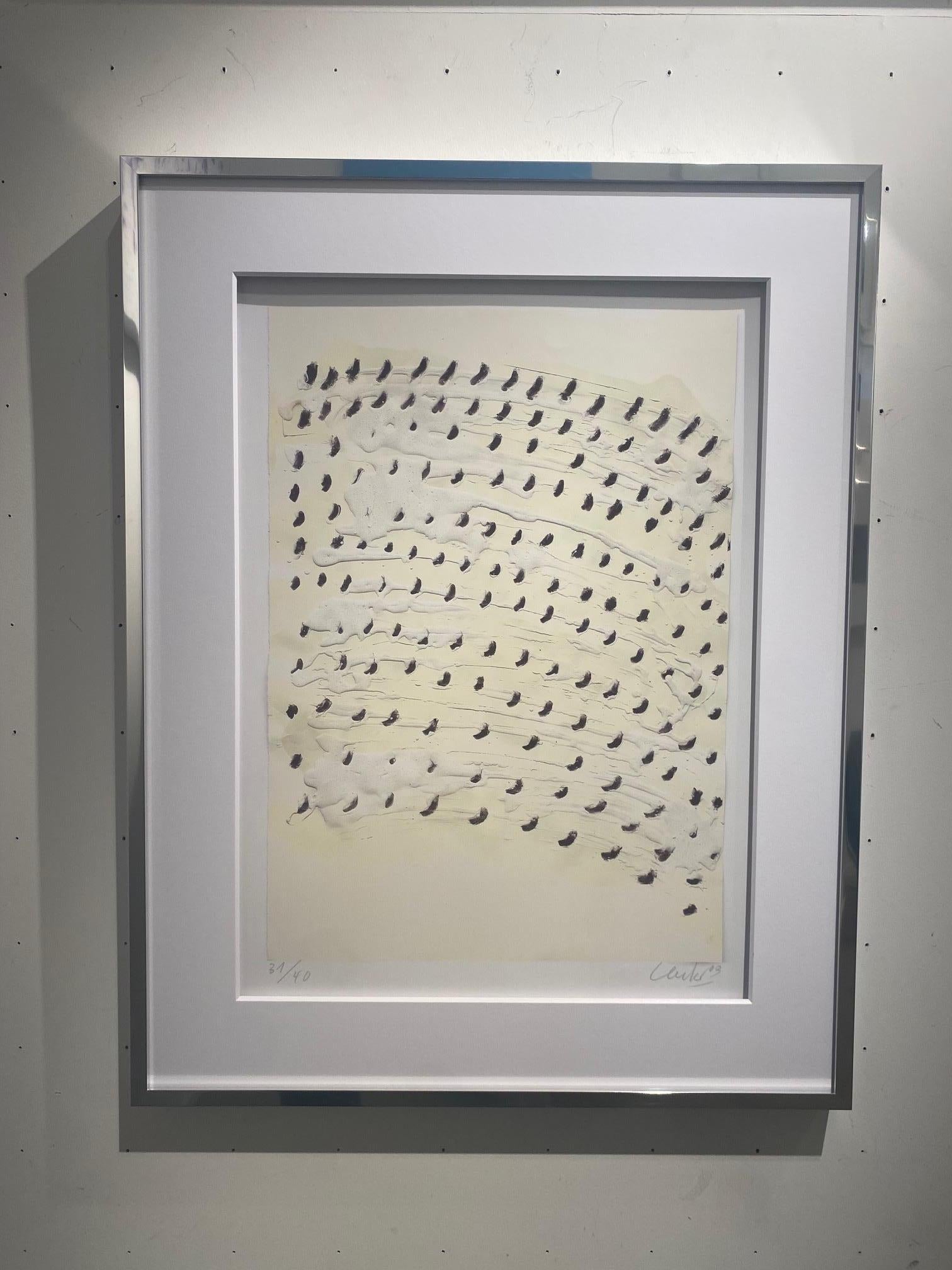 Cosmos - œuvre d'art abstraite, contemporaine et minimaliste de Günther Uecker ZERO en vente 7