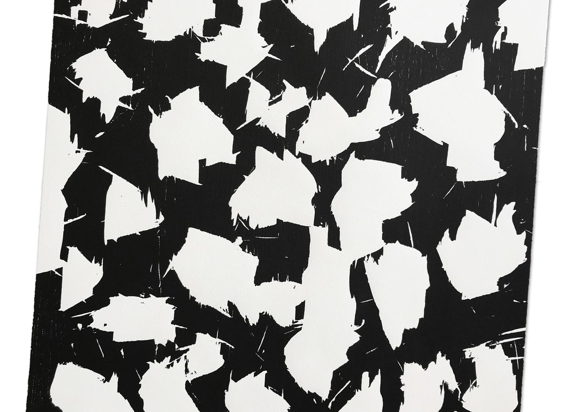 Günther Uecker, Lichtungen I - Signed Woodcut, Abstract Art, Zero, Minimalism 2