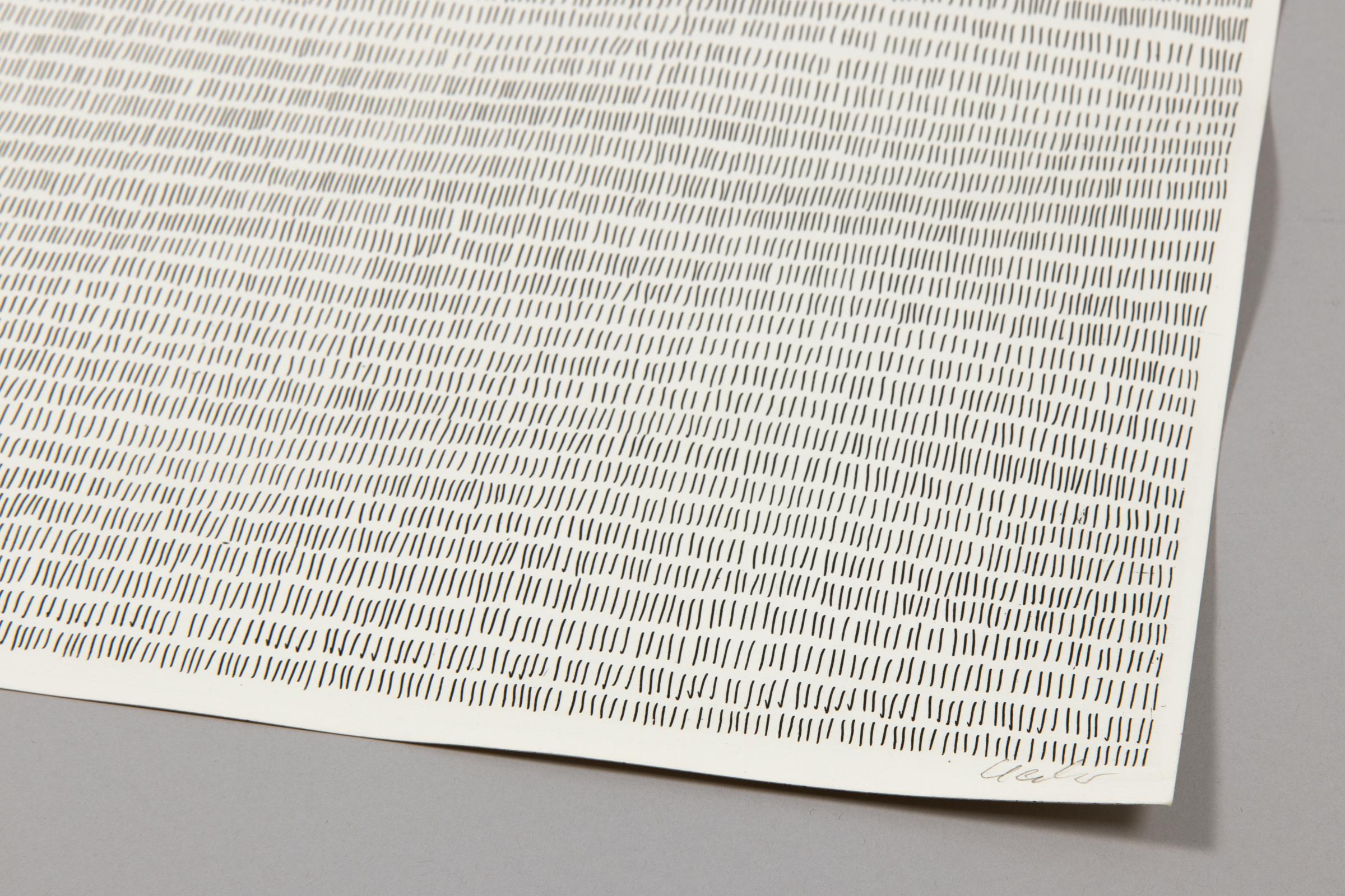 Günther Uecker, Senza titolo (da Nagelbuch) - Acquaforte firmata, Arte astratta in vendita 2