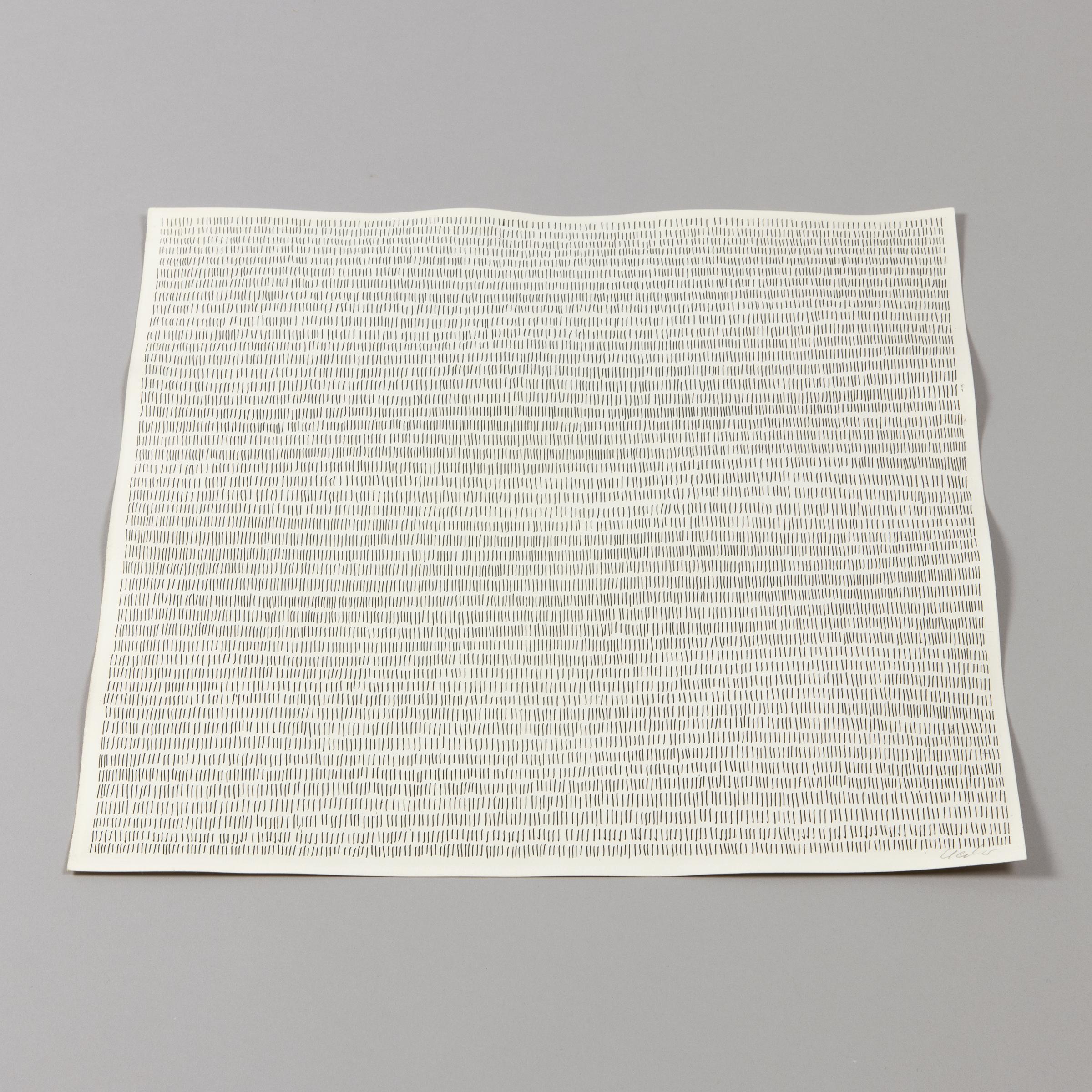 Günther Uecker, Untitled (from Nagelbuch) - Gravure signée, Art abstrait en vente 3