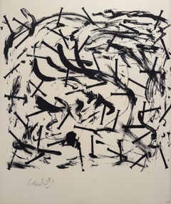 HIOB - abstract contemporary artwork by Günther Uecker ZERO art