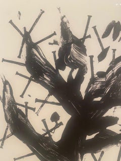 Hiob - abstract contemporary minimalist artwork by Günther Uecker ZERO