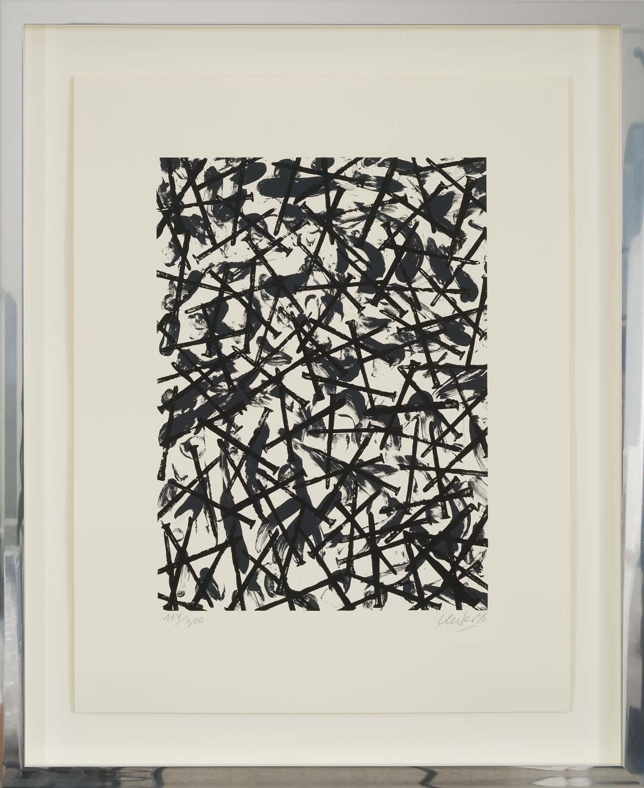 Uecker Vector Günther Uecker - Injuries-Connections - abstract contemporary artwork ...