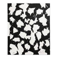 Lichtungen I, Holzschnitt, abstrakte Kunst, Zero, Minimalismus