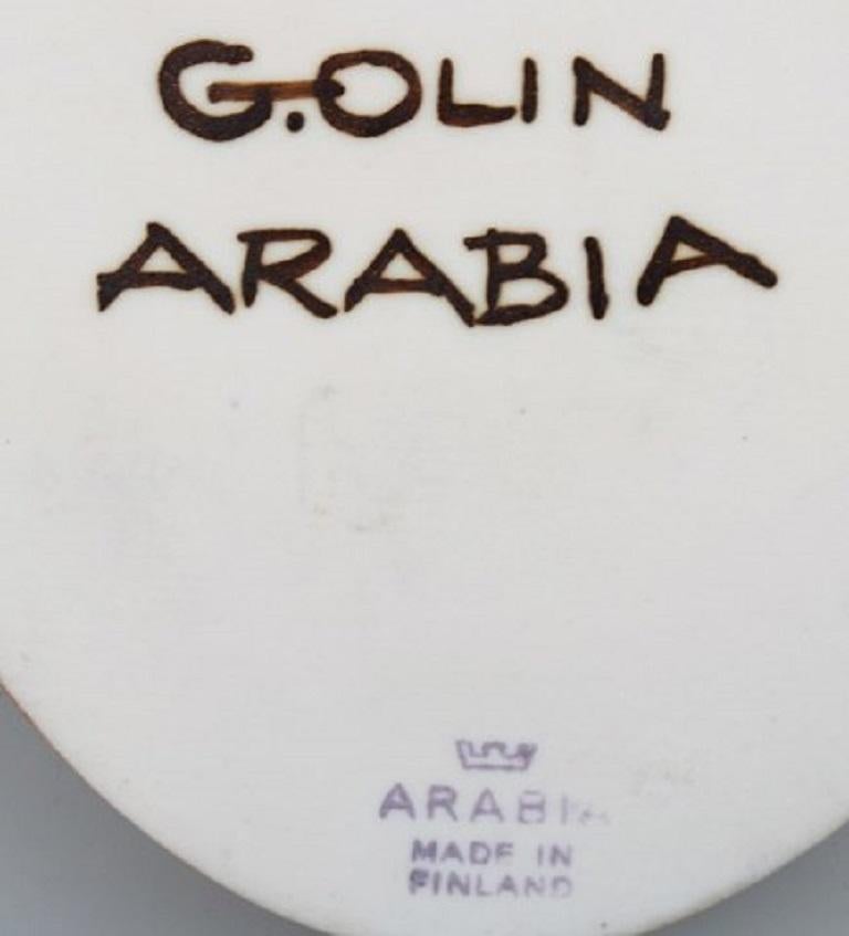 Scandinavian Modern Gunvor Olin-Grönqvist for Arabia, Fish in Glazed Ceramics