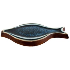 Gunvor Olin-Grönqvist for Arabia, Fish in Glazed Ceramics