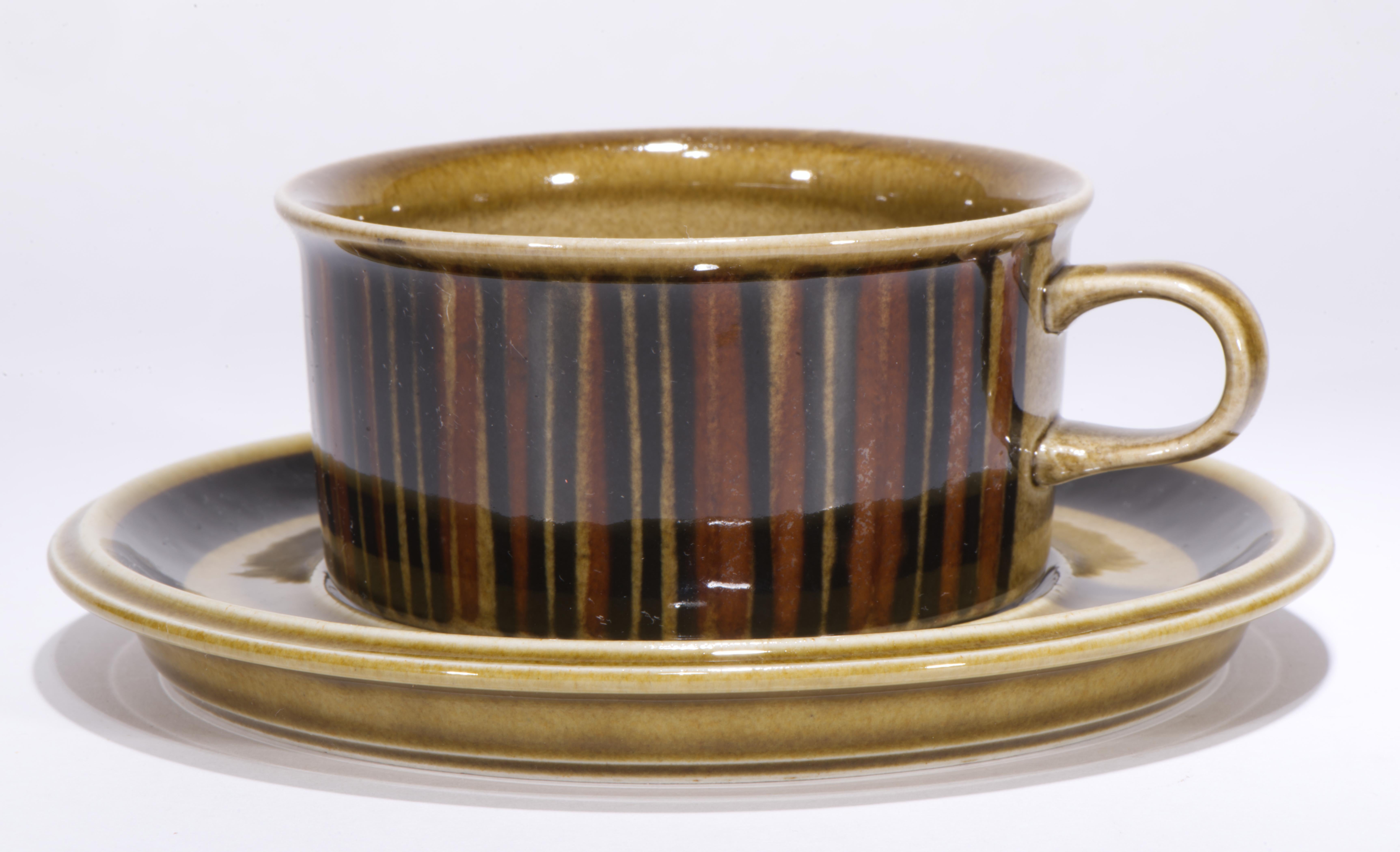 Finnish Gunvor Olin-Grönqvist for Arabia Kosmos Tea Service for 4, Finland 1962-1976 For Sale