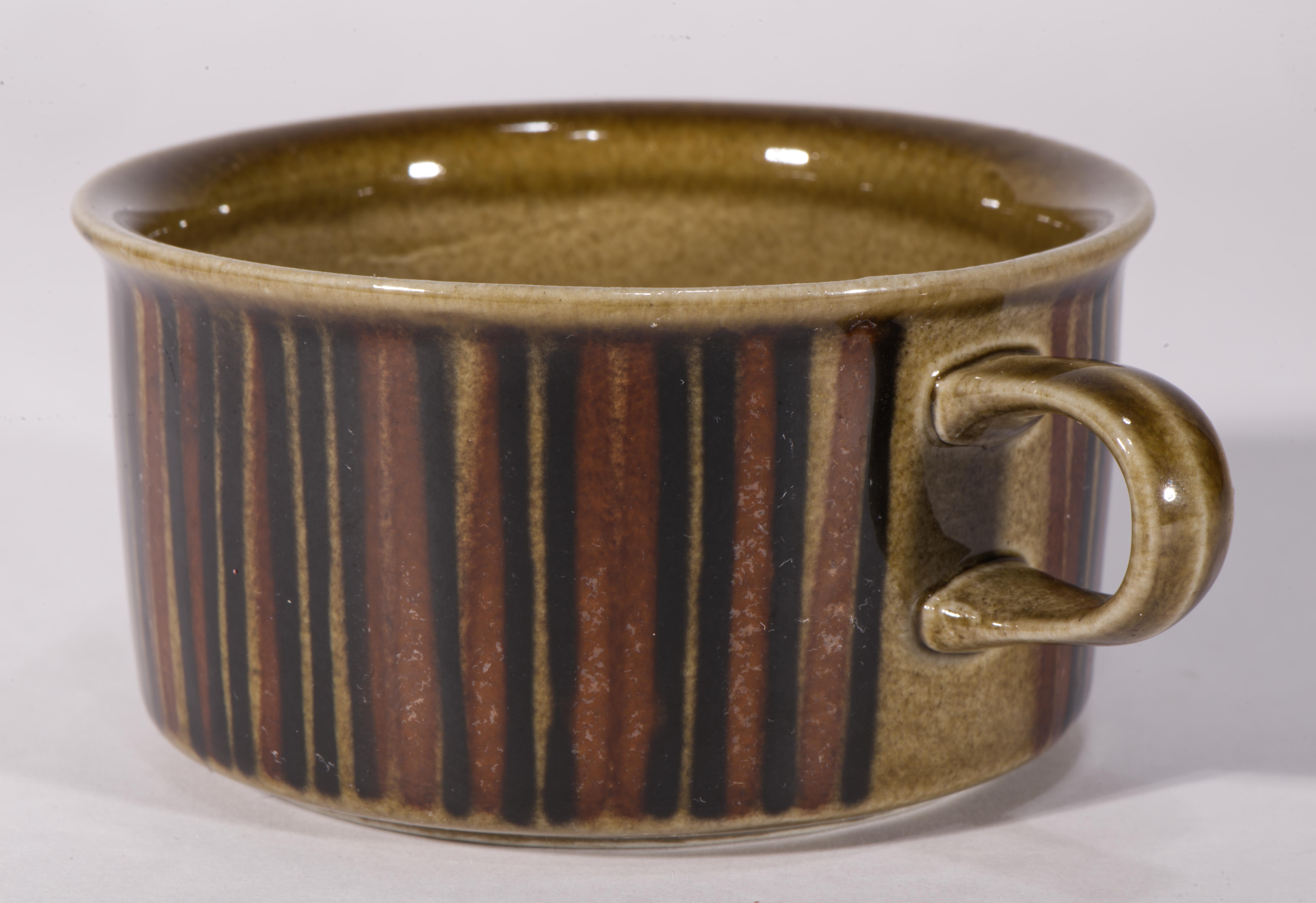 Gunvor Olin-Grönqvist for Arabia Kosmos Tea Service for 4, Finland 1962-1976 In Good Condition For Sale In Clifton Springs, NY