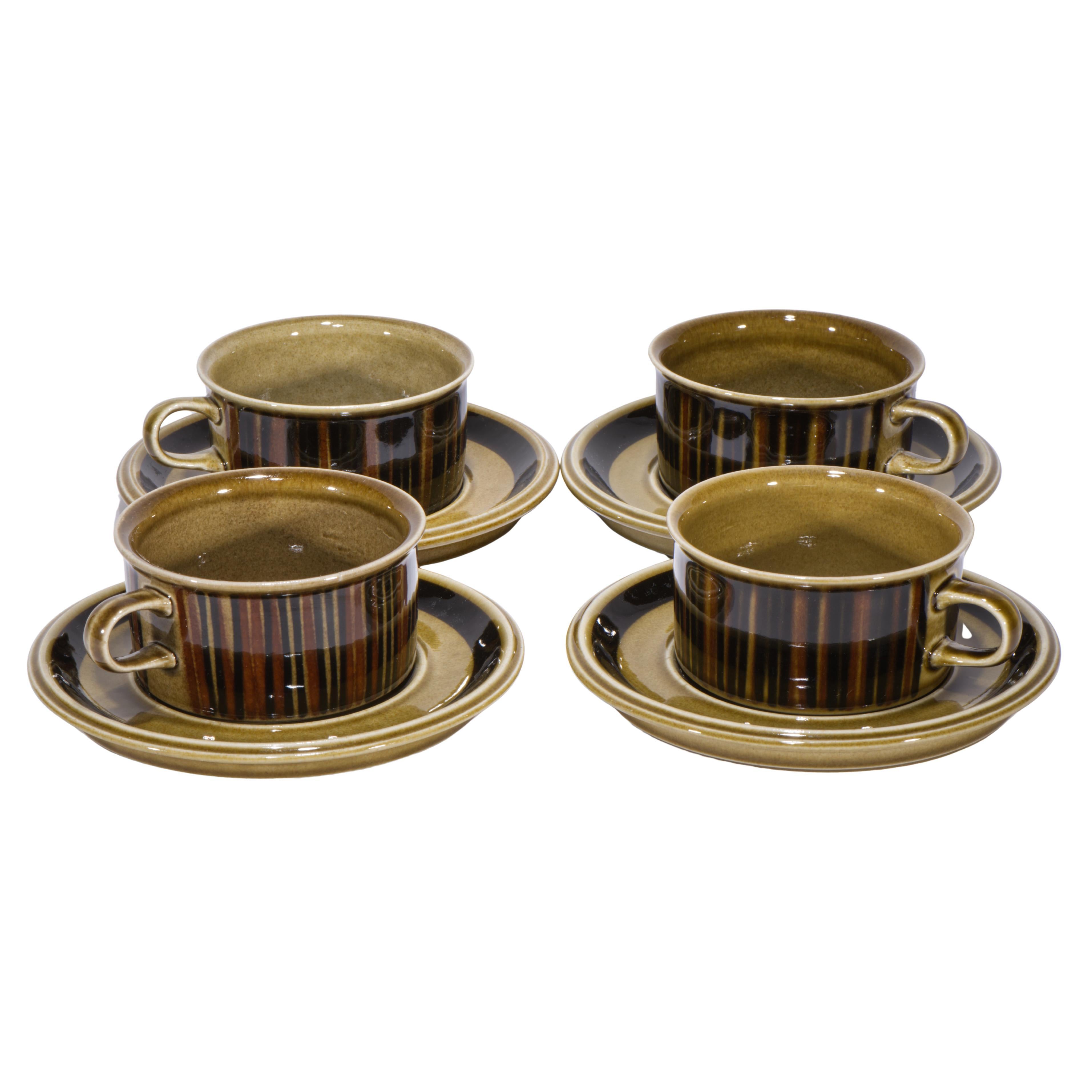 Gunvor Olin-Grönqvist for Arabia Kosmos Tea Service for 4, Finland 1962-1976 For Sale