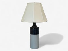Gunvor Olin-Grönqvist, Glazed Ceramic, Large Table Lamp, Finland, 1960s