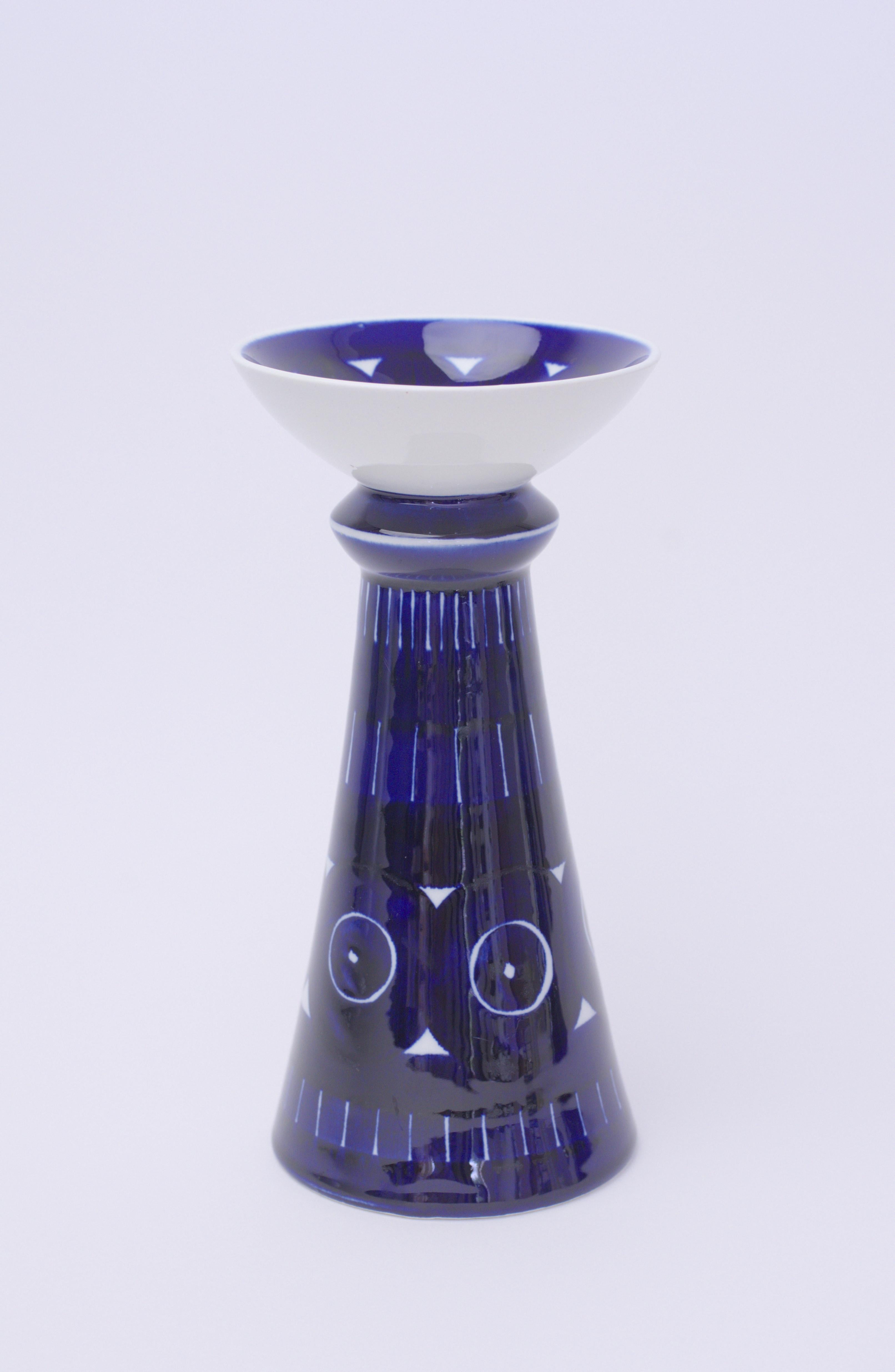 Gunvor Olin-Grönqvist - Ulla Procope - Arabia - Candle Holders and Vase In Good Condition For Sale In MAASTRICHT, LI