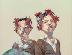 Guo Jin "Children No.2" Huile sur toile, 2007