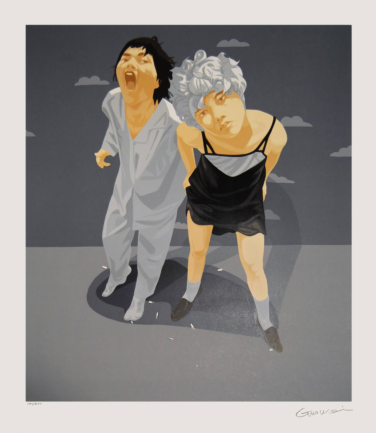 Guo Wei, Ami nº 4 - Print de Cuo Wei