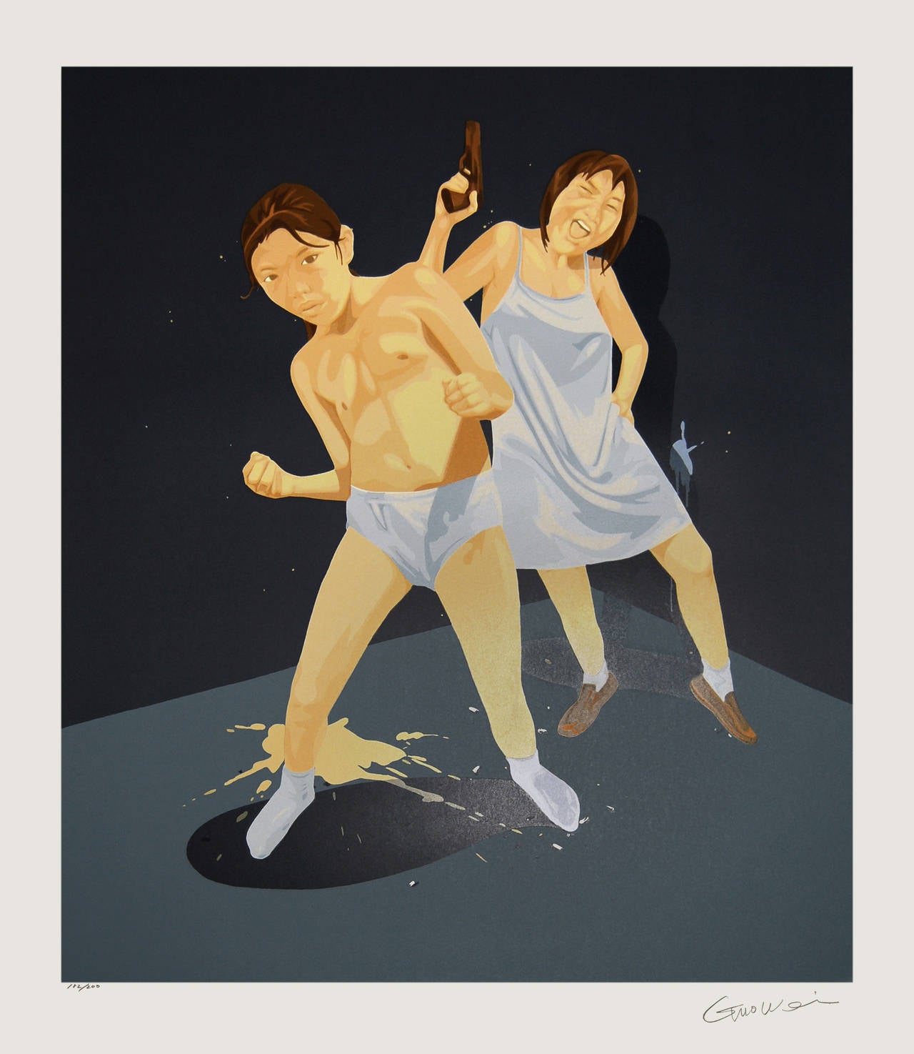 Guo Wei, Ami nº 4 - Print Contemporáneo de Cuo Wei