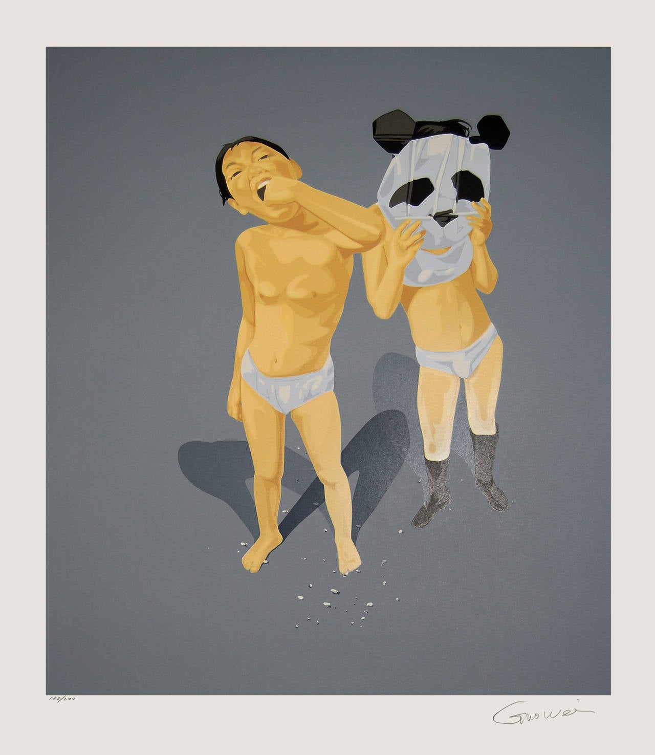 Guo Wei, Tireur de Pistolet Nr. 4 (Zeitgenössisch), Print, von Cuo Wei