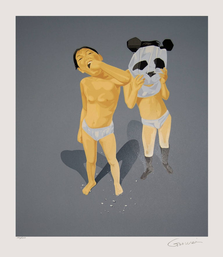 Guo Wei, Tireur de Pistolet No. 4 - Contemporary Print by Cuo Wei