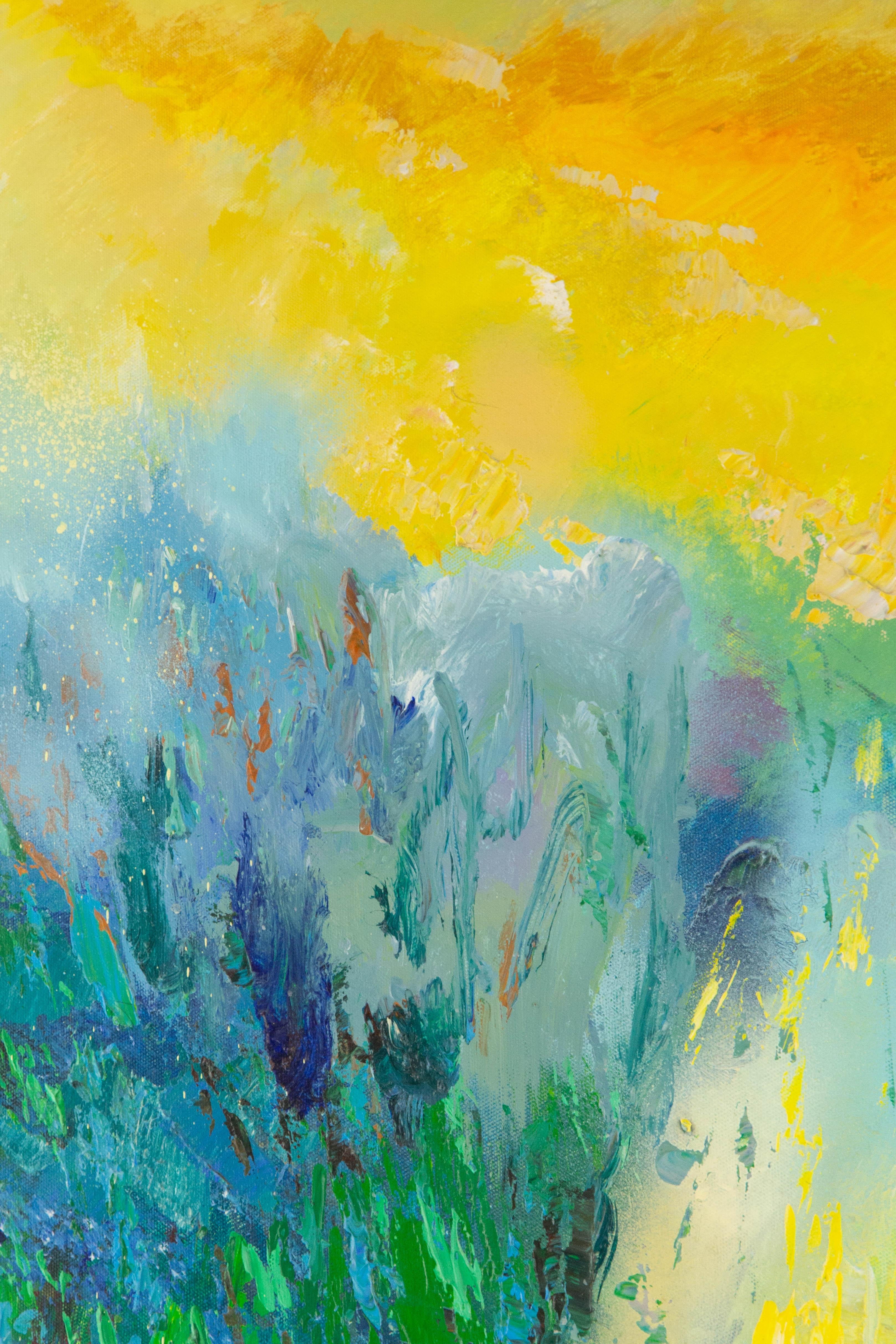 Guohua Meng Abstract Original Acrylic Painting 