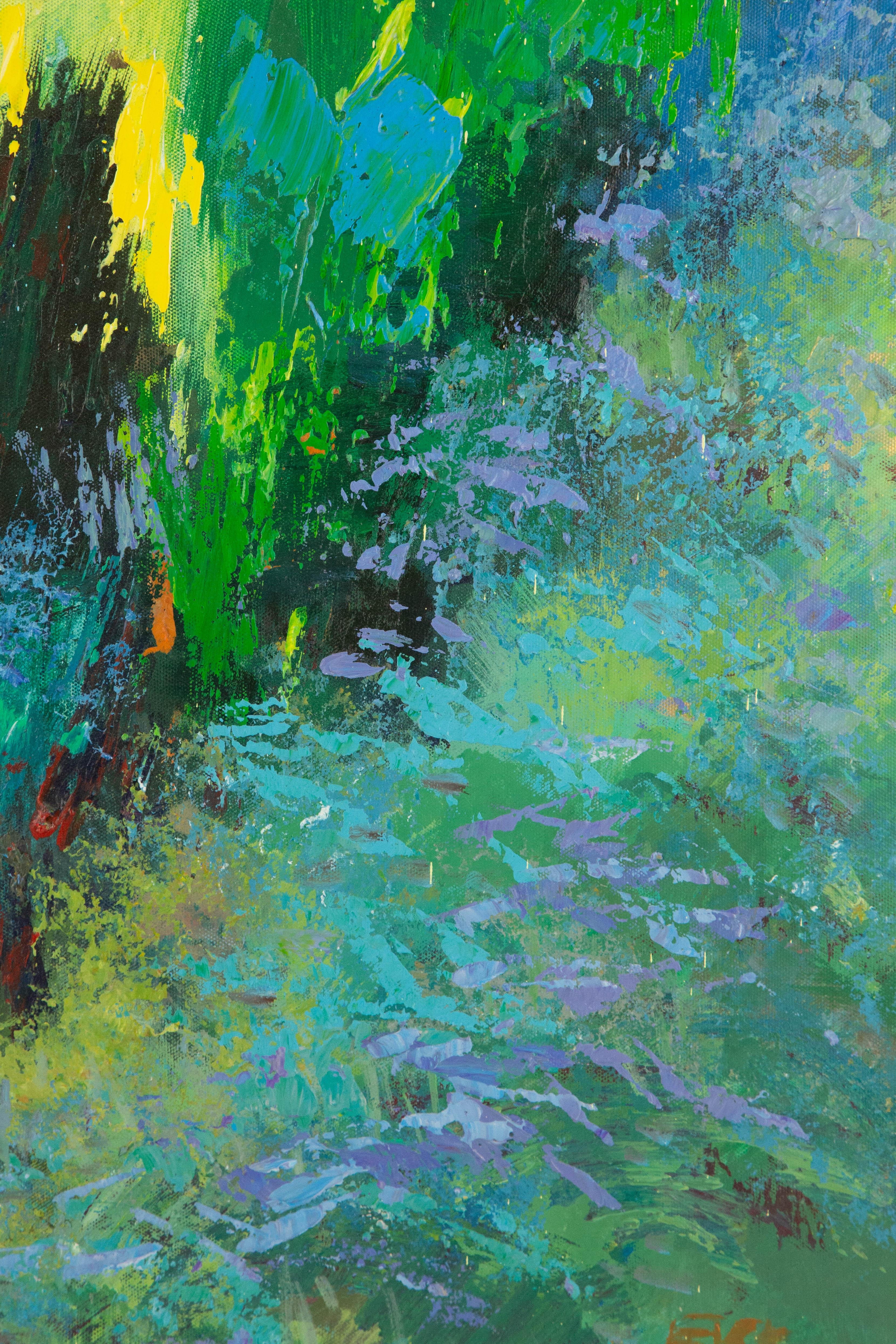 Guohua Meng Abstract Original Acrylic Painting 