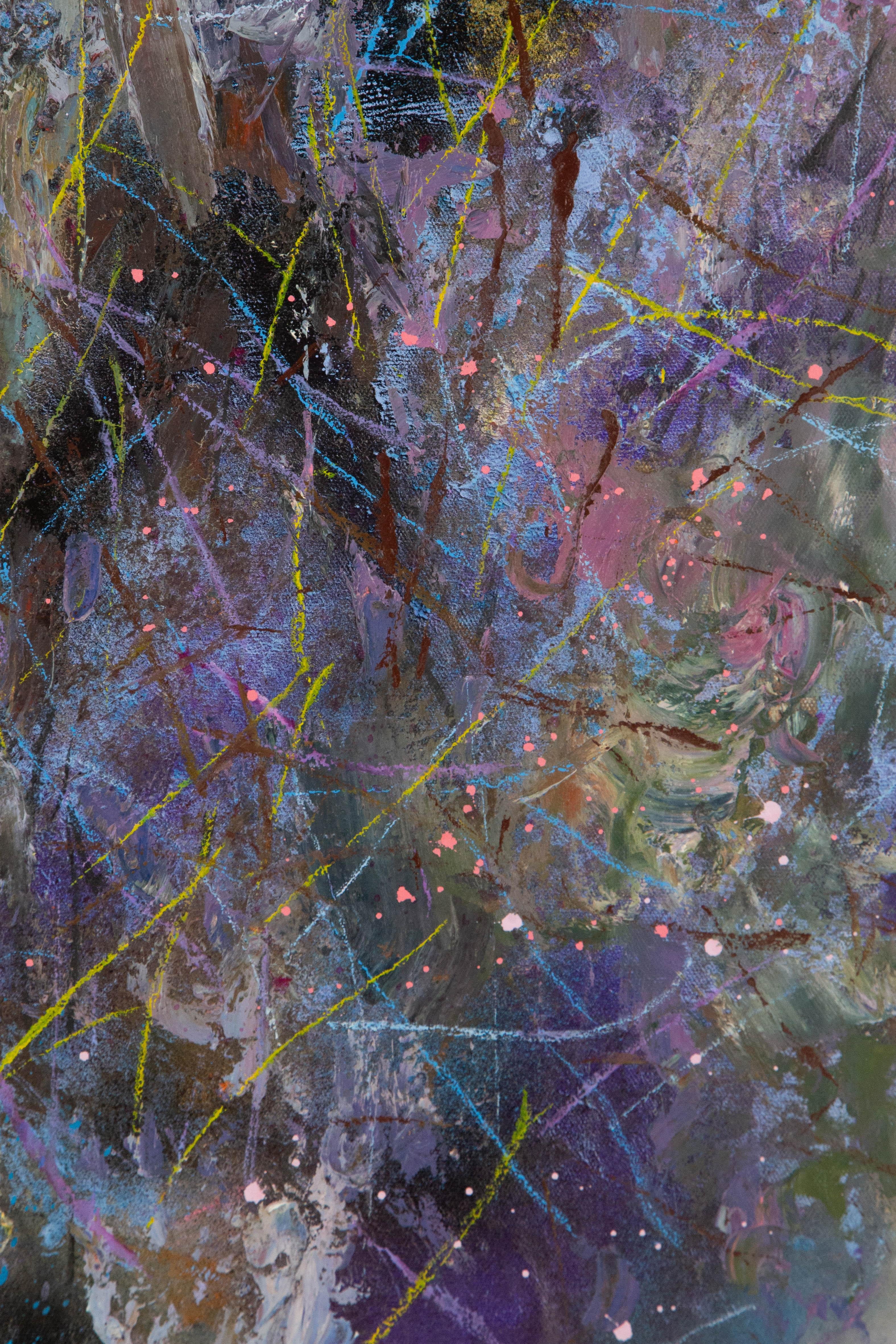 Guohua Meng Floral Original Mixed Media 